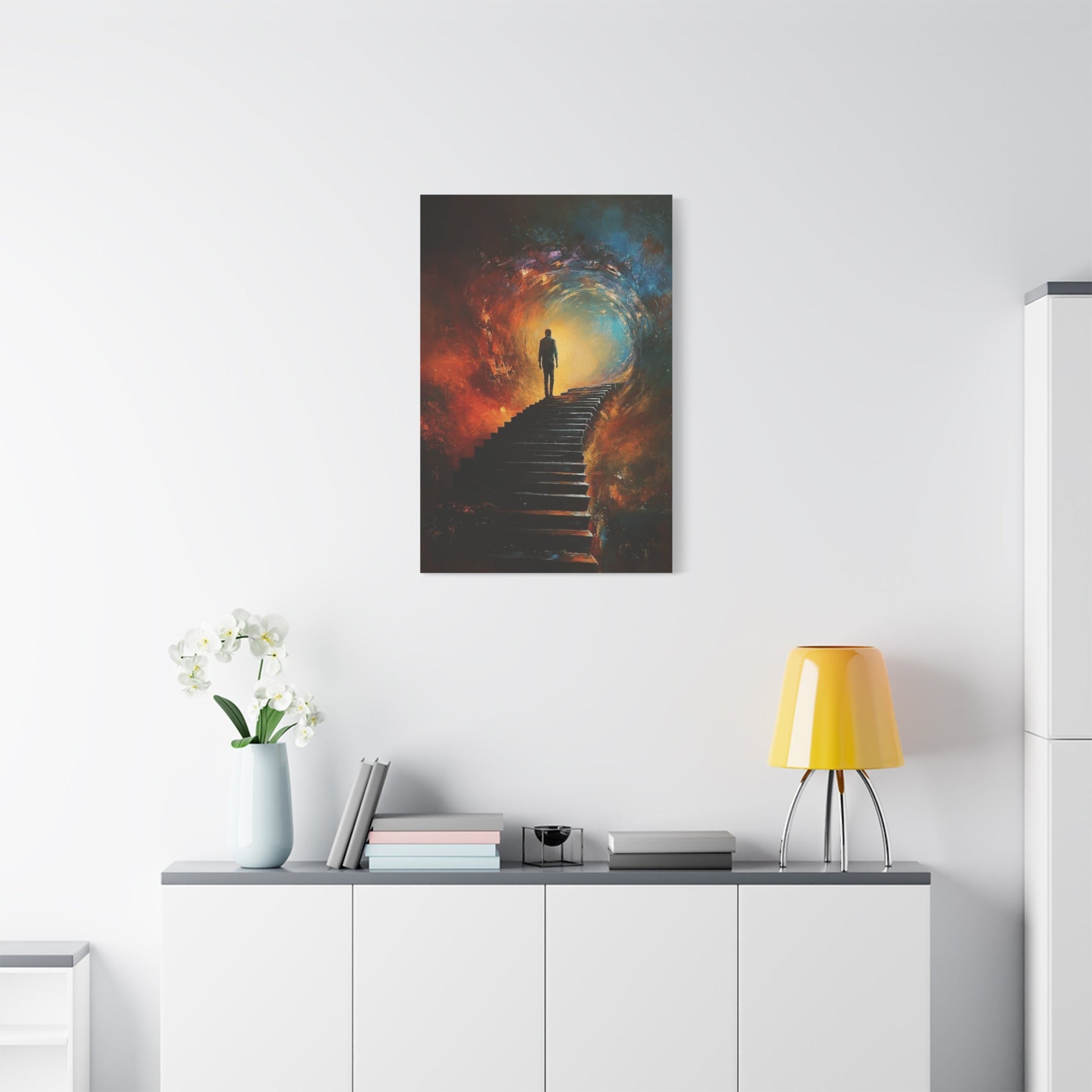 Embrace the Spirit of Nature and Free - Flowing Boho Vibes Spiritual Journey Canvas Art, Inspirational Meditation Decor, Inspirational Quote Wall Art - Metamorphosis Creations