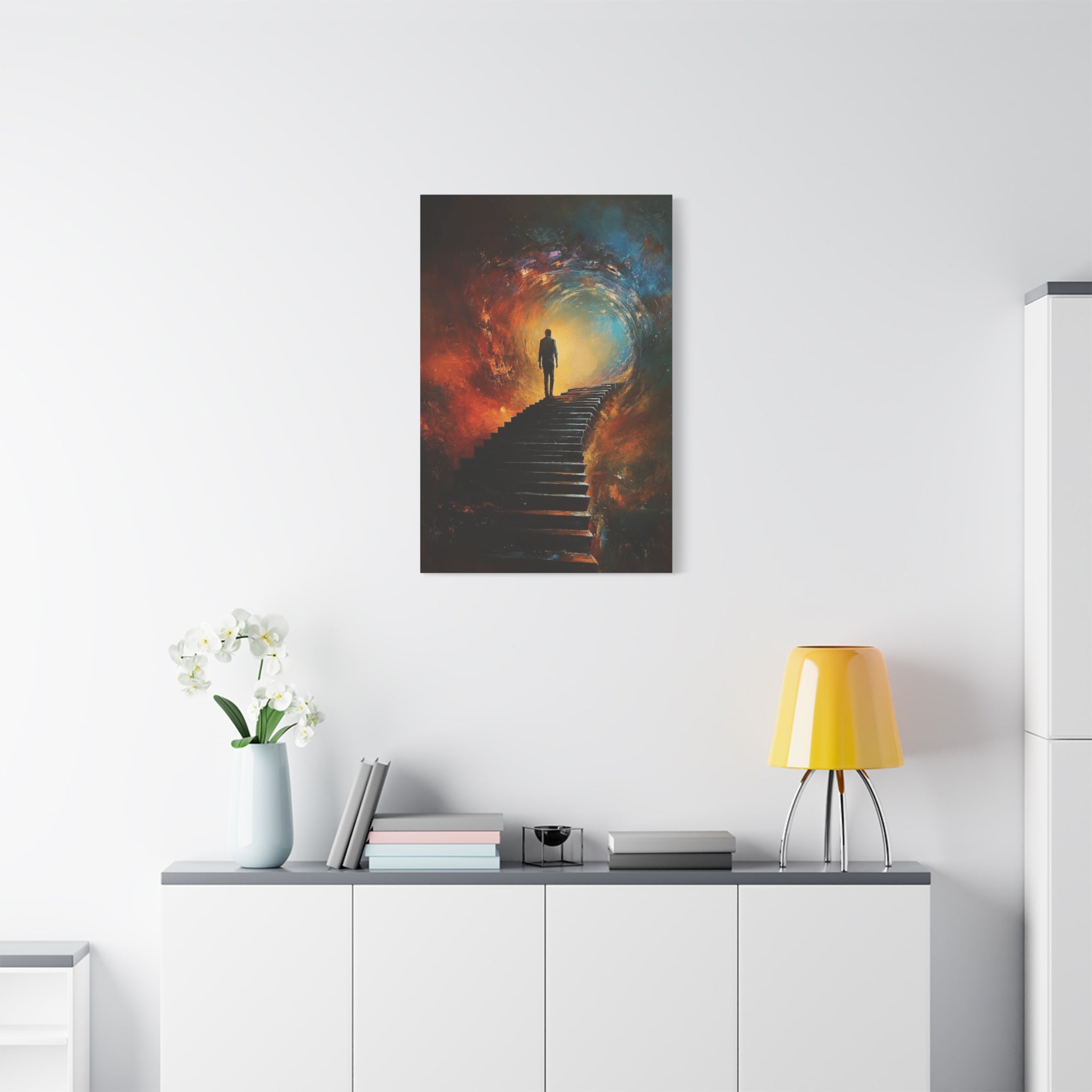 Embrace the Spirit of Nature and Free - Flowing Boho Vibes Spiritual Journey Canvas Art, Inspirational Meditation Decor, Inspirational Quote Wall Art - Metamorphosis Creations