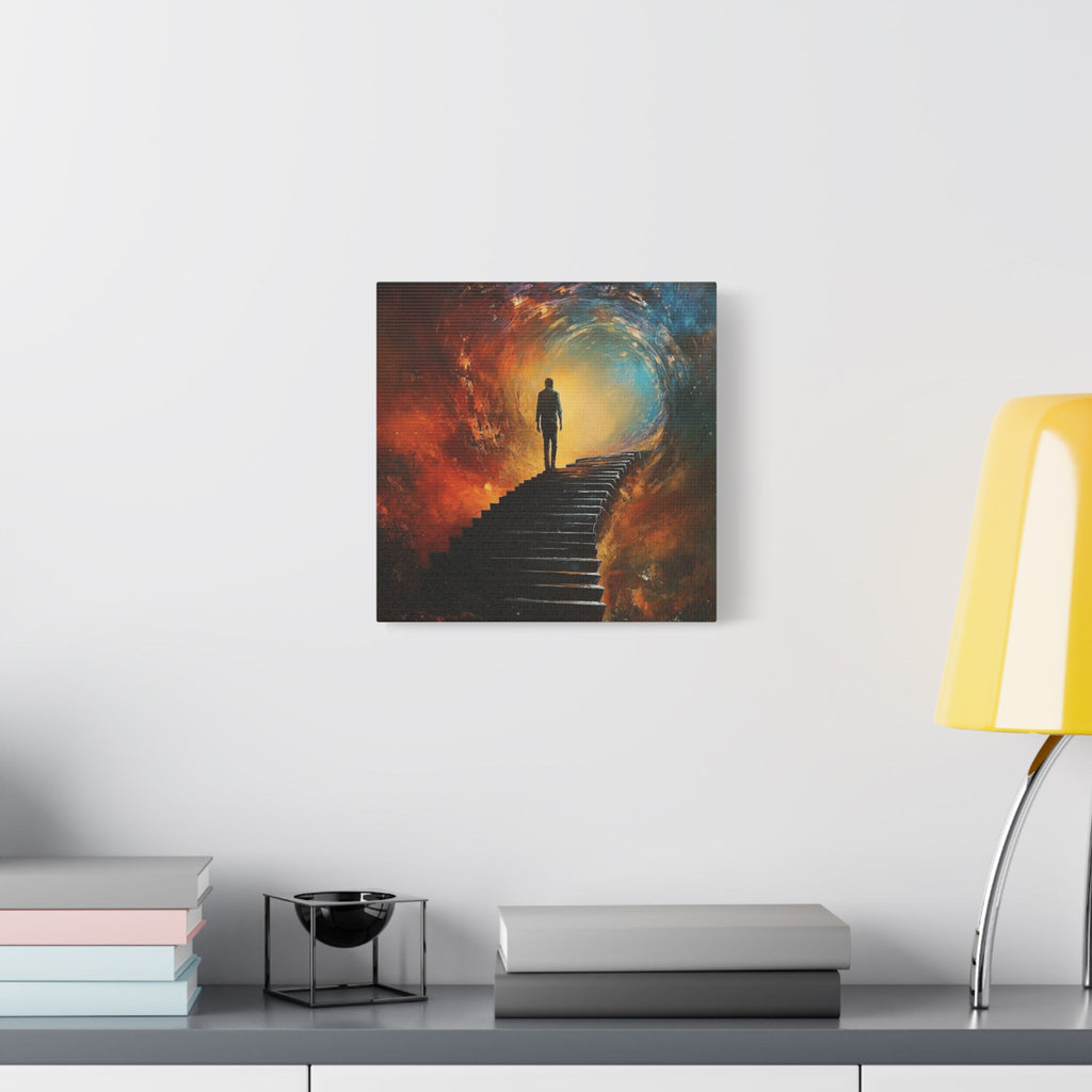 Embrace the Spirit of Nature and Free - Flowing Boho Vibes Spiritual Journey Canvas Art, Inspirational Meditation Decor, Inspirational Quote Wall Art - Metamorphosis Creations