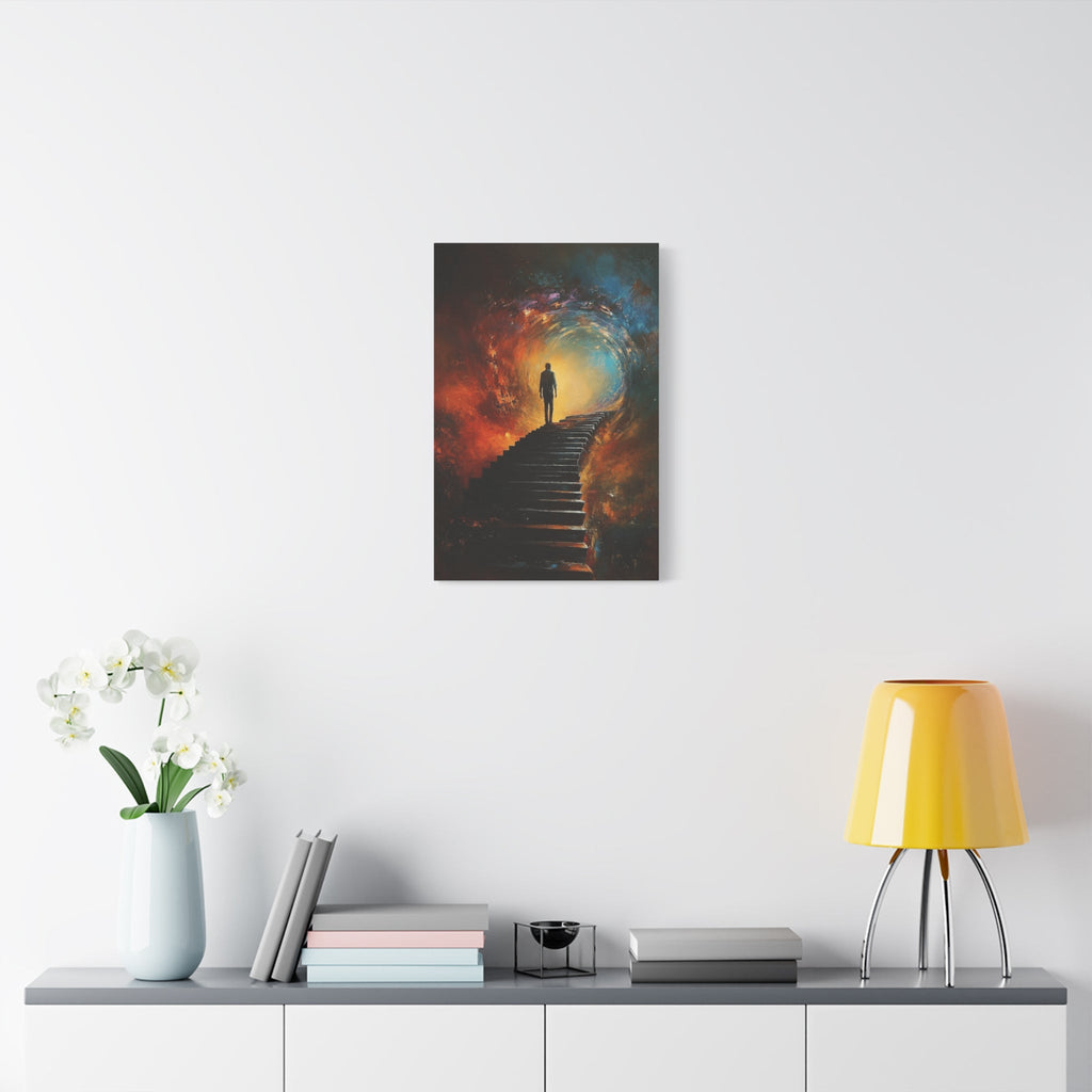 Embrace the Spirit of Nature and Free - Flowing Boho Vibes Spiritual Journey Canvas Art, Inspirational Meditation Decor, Inspirational Quote Wall Art - Metamorphosis Creations
