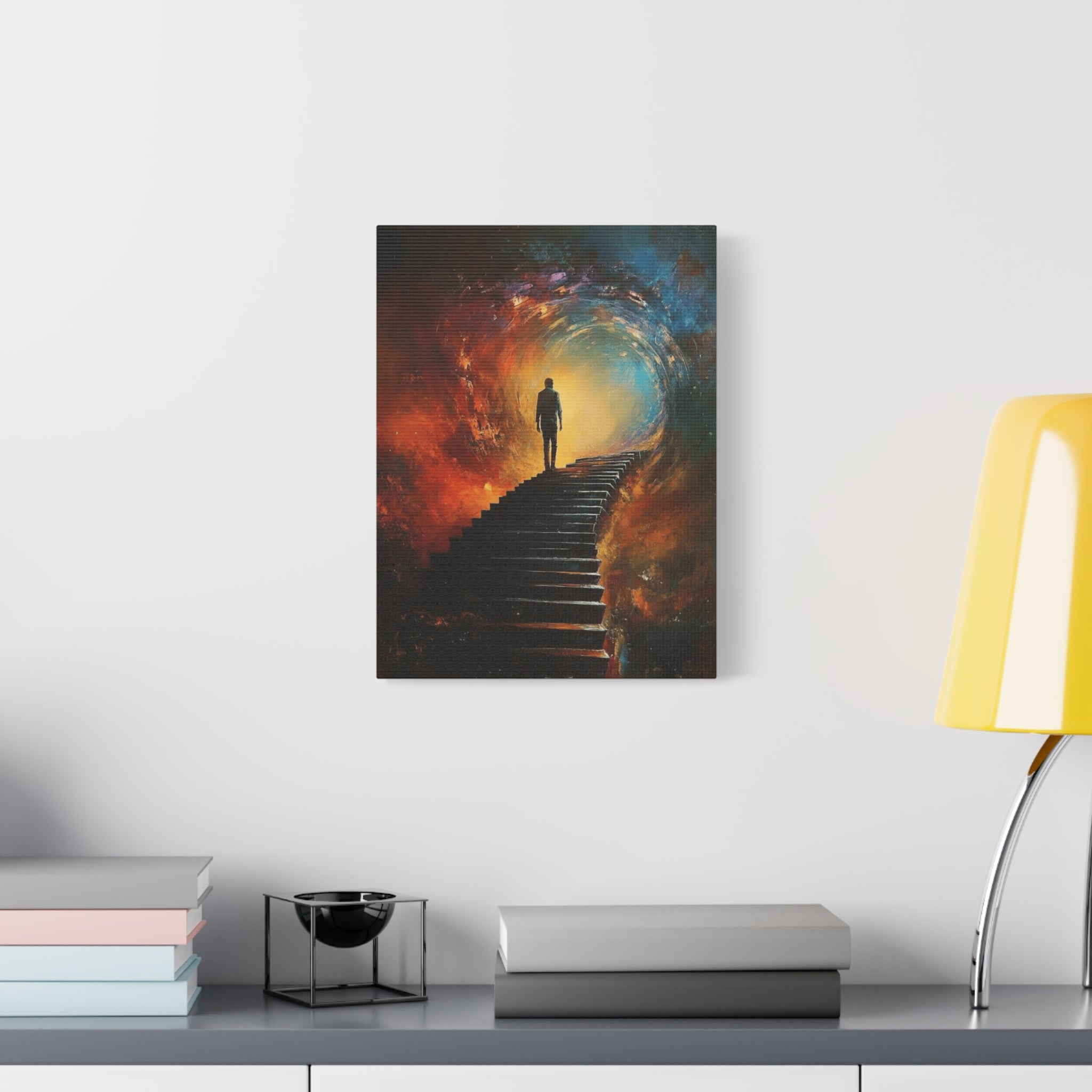 Embrace the Spirit of Nature and Free - Flowing Boho Vibes Spiritual Journey Canvas Art, Inspirational Meditation Decor, Inspirational Quote Wall Art - Metamorphosis Creations
