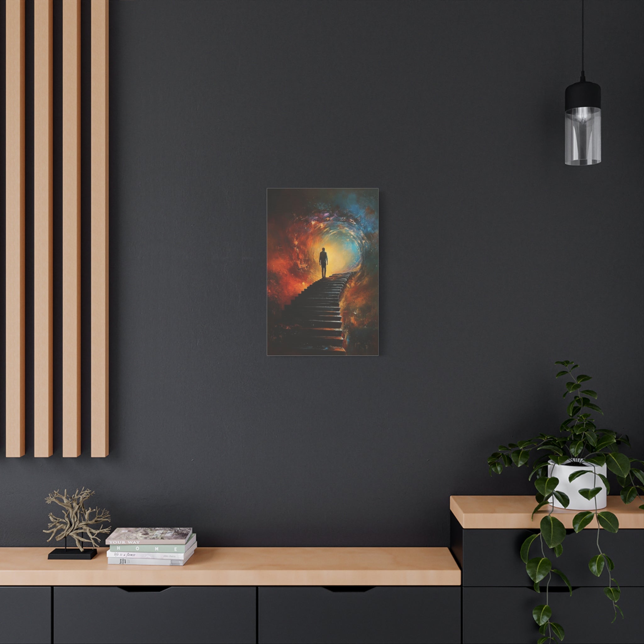 Embrace the Spirit of Nature and Free - Flowing Boho Vibes Spiritual Journey Canvas Art, Inspirational Meditation Decor, Inspirational Quote Wall Art - Metamorphosis Creations