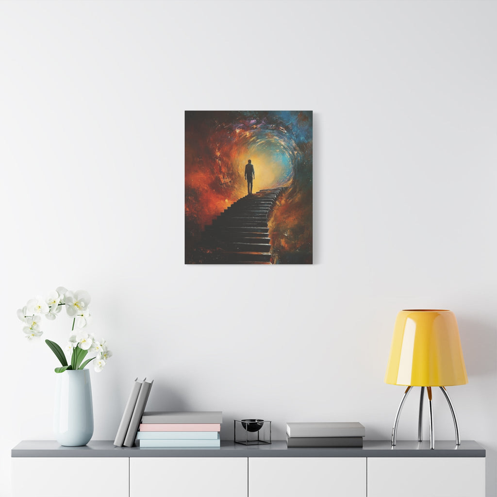 Embrace the Spirit of Nature and Free - Flowing Boho Vibes Spiritual Journey Canvas Art, Inspirational Meditation Decor, Inspirational Quote Wall Art - Metamorphosis Creations