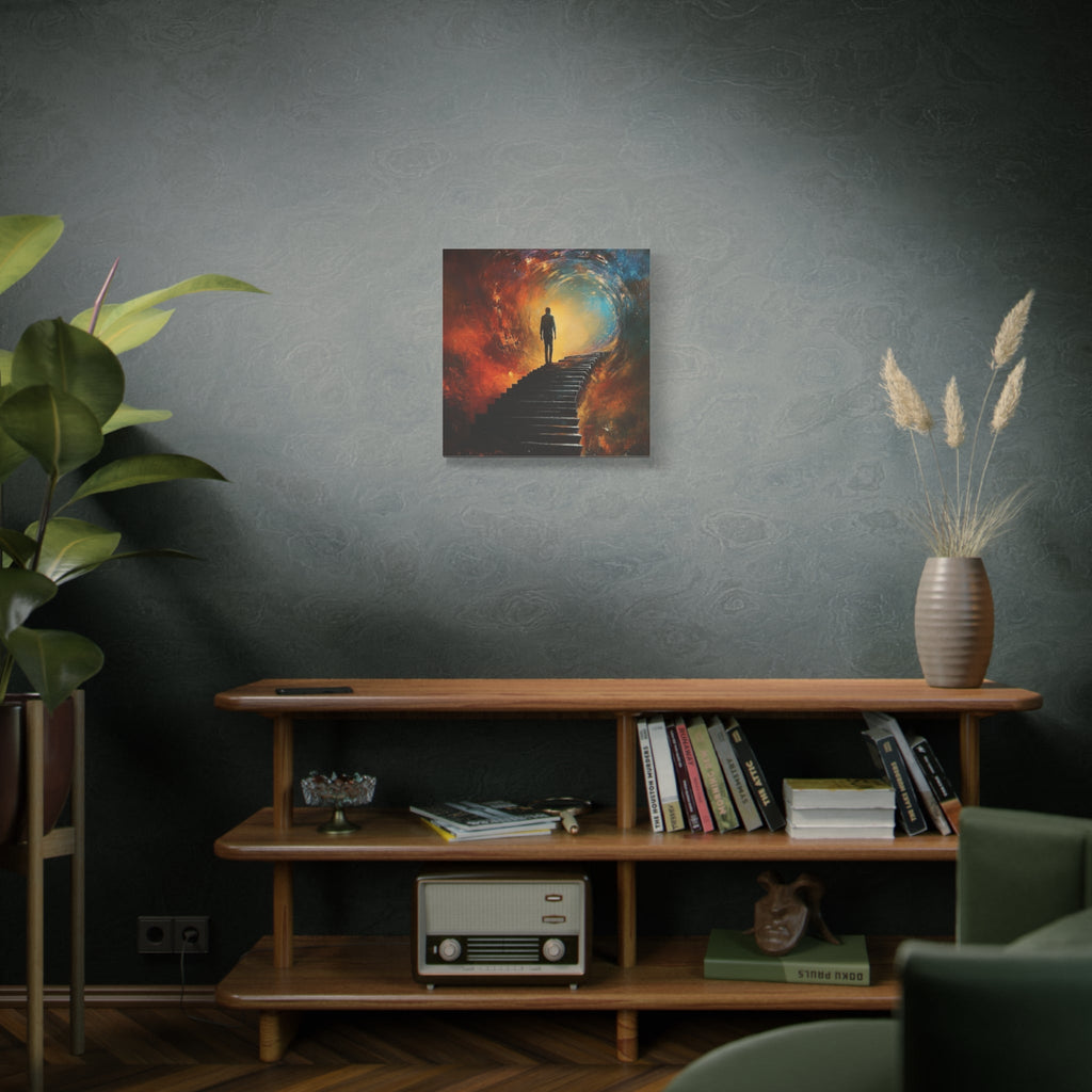 Embrace the Spirit of Nature and Free - Flowing Boho Vibes Spiritual Journey Canvas Art, Inspirational Meditation Decor, Inspirational Quote Wall Art - Metamorphosis Creations