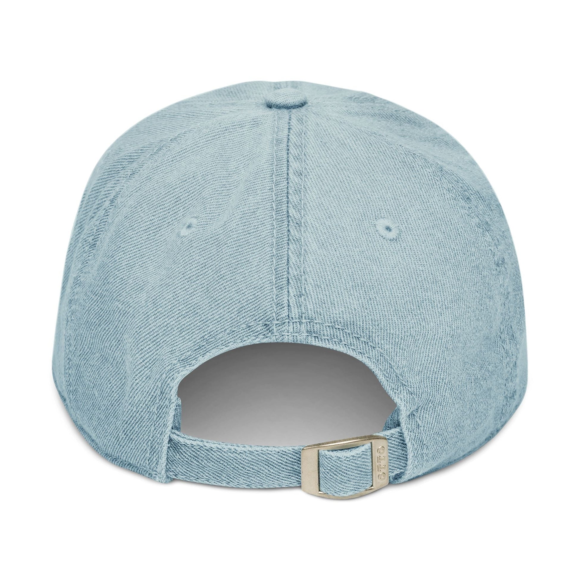 Embroidered Denim Hat, Funny Cap, Gift for Him, Casual Style, Everyday Wear, Unique Headwear - Metamorphosis Creations