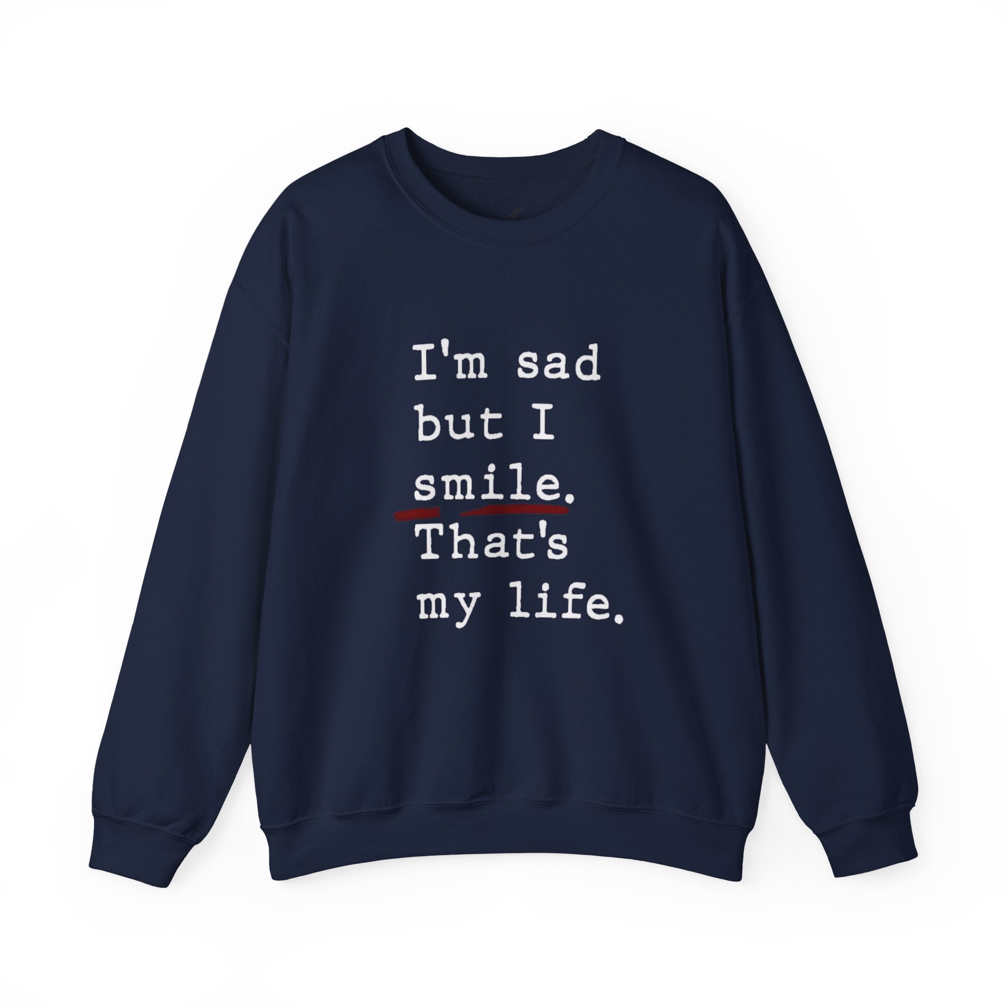 Emotional Statement Crewneck Sweatshirt - Unisex Casual Wear, Gift for Friends, Humor Apparel, Self - Care Reminder, Everyday Comfort - Metamorphosis Creations