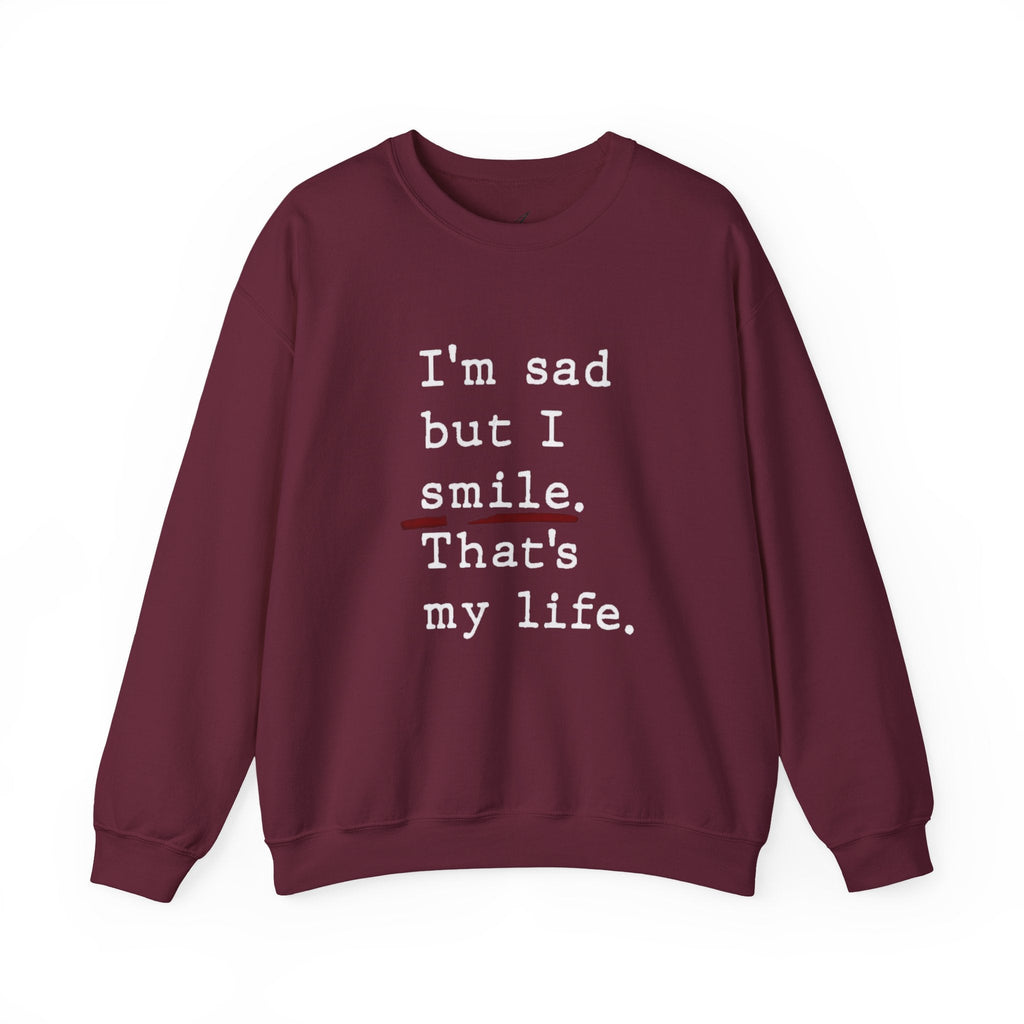 Emotional Statement Crewneck Sweatshirt - Unisex Casual Wear, Gift for Friends, Humor Apparel, Self - Care Reminder, Everyday Comfort - Metamorphosis Creations