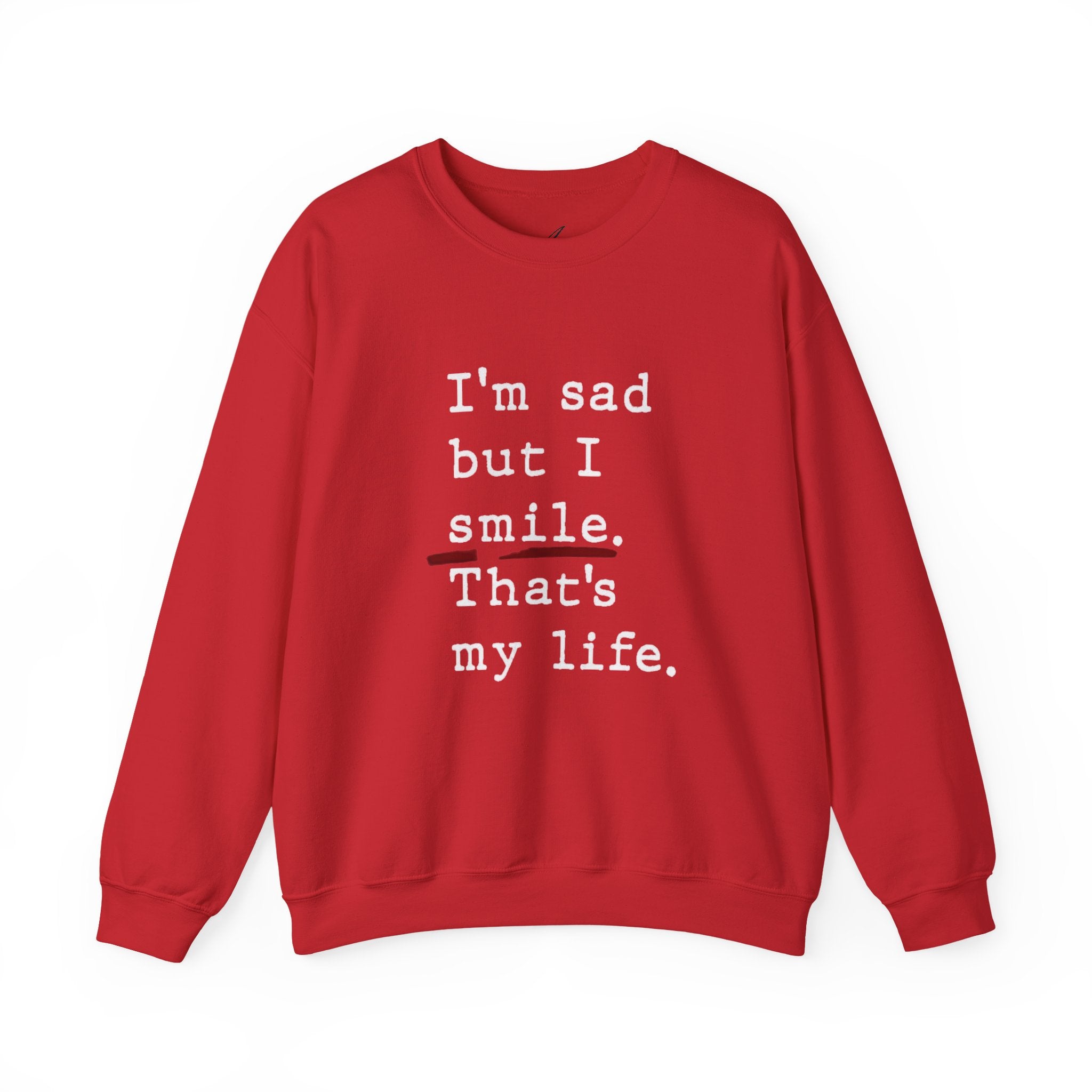 Emotional Statement Crewneck Sweatshirt - Unisex Casual Wear, Gift for Friends, Humor Apparel, Self - Care Reminder, Everyday Comfort - Metamorphosis Creations