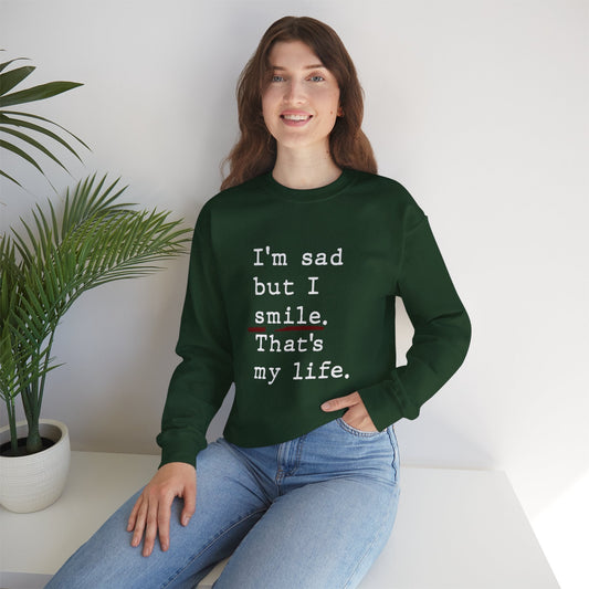 Emotional Statement Crewneck Sweatshirt - Unisex Casual Wear, Gift for Friends, Humor Apparel, Self - Care Reminder, Everyday Comfort - Metamorphosis Creations