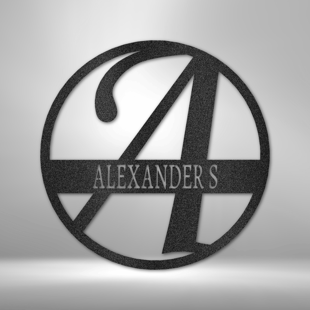 Exemplary Family Name - Steel Sign - Metamorphosis Creations