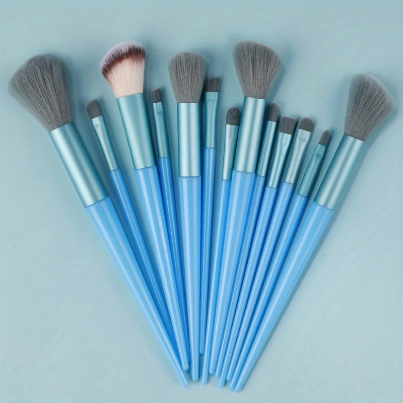 15Pcs Makeup Brush Set Soft Fluffy Professional Cosmetic Foundation Powder Eyeshadow Kabuki Blending Make Up Brush Beauty Tool Ideal For Makeup Beginner And Artist