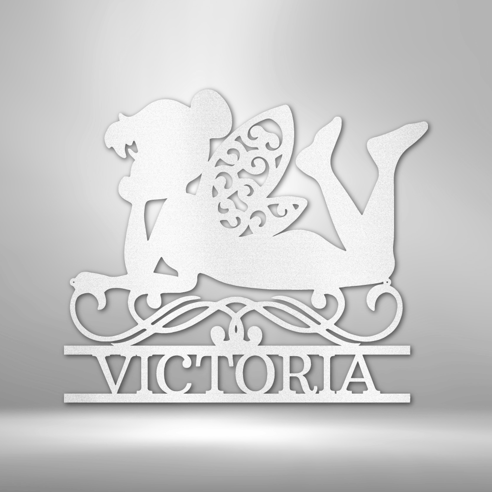 Fairy Monogram - Steel Sign - Metamorphosis Creations