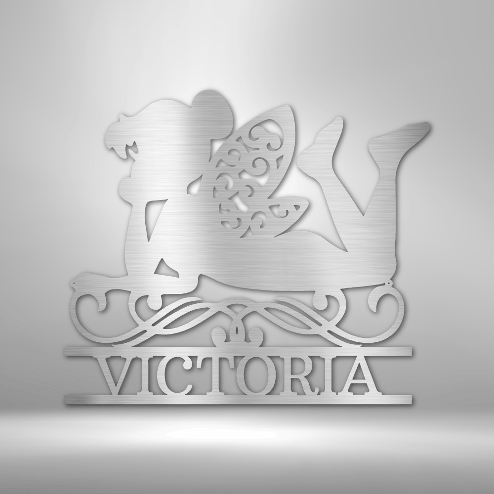 Fairy Monogram - Steel Sign - Metamorphosis Creations