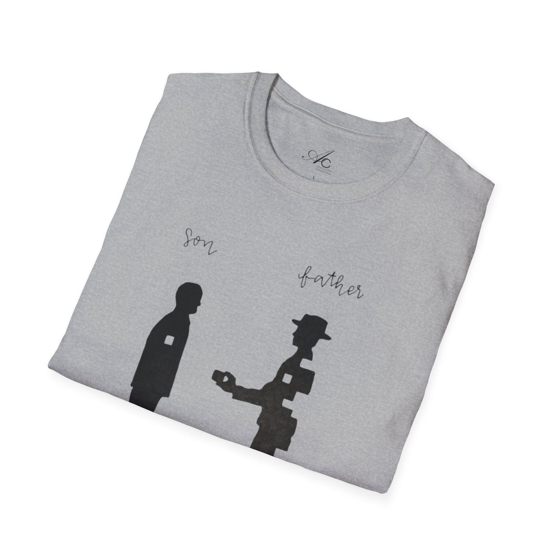 Father and Son Connection TShirt Family Gift Dad Shirt Unisex Tee Meaningful Apparel Fathers Day Family Bonding - Metamorphosis Creations