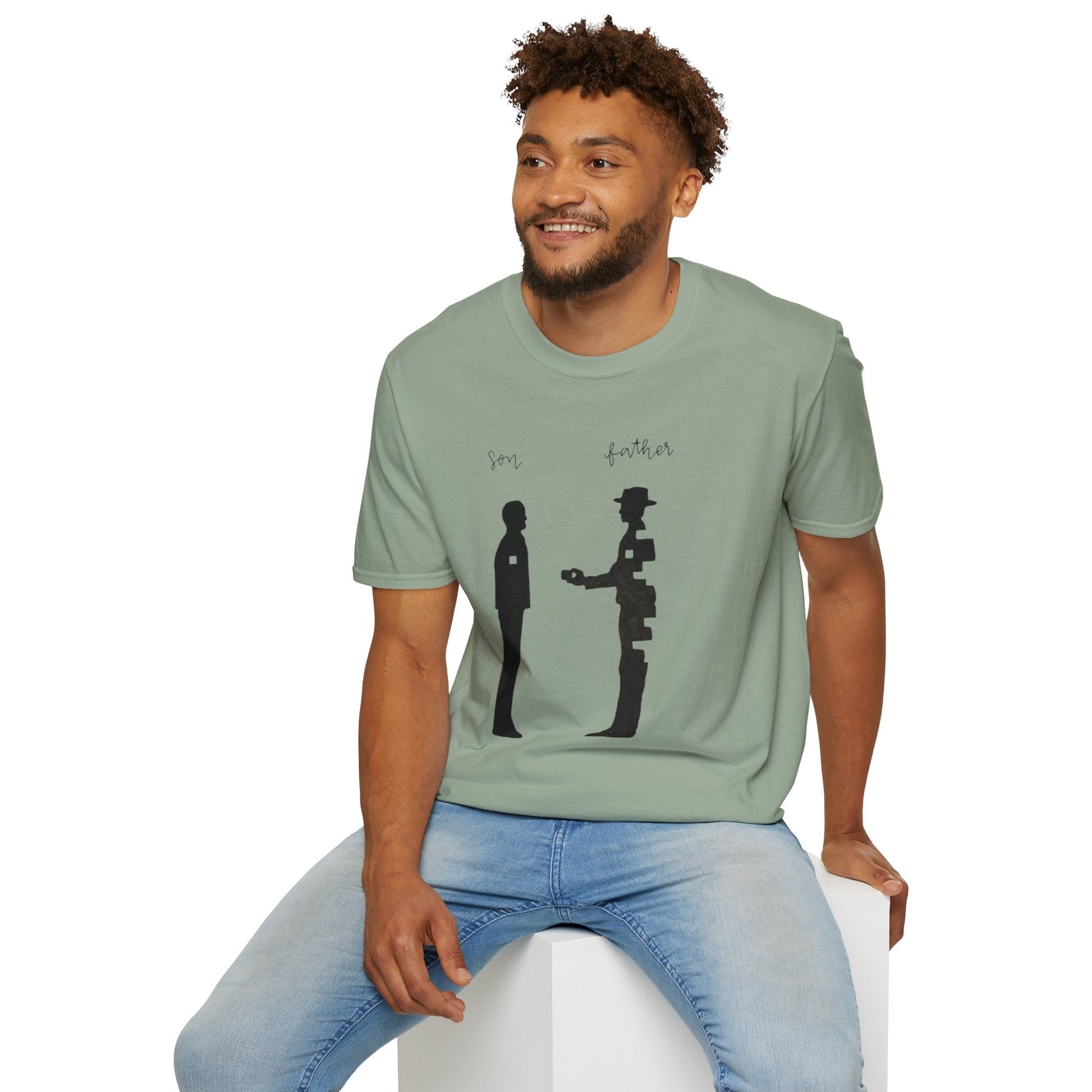 Father and Son Connection TShirt Family Gift Dad Shirt Unisex Tee Meaningful Apparel Fathers Day Family Bonding - Metamorphosis Creations