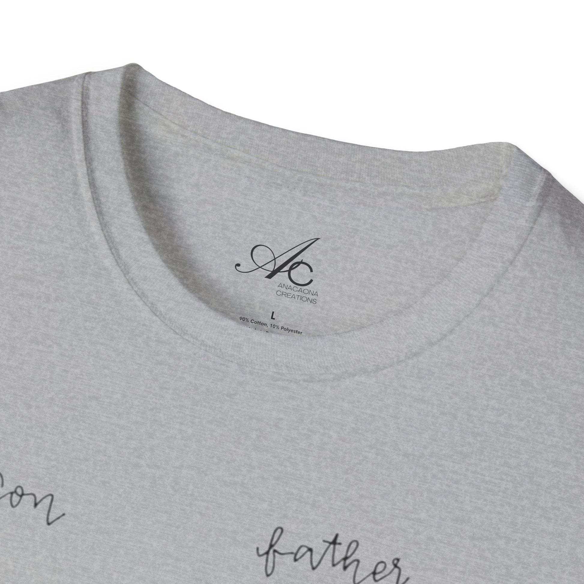 Father and Son Connection TShirt Family Gift Dad Shirt Unisex Tee Meaningful Apparel Fathers Day Family Bonding - Metamorphosis Creations