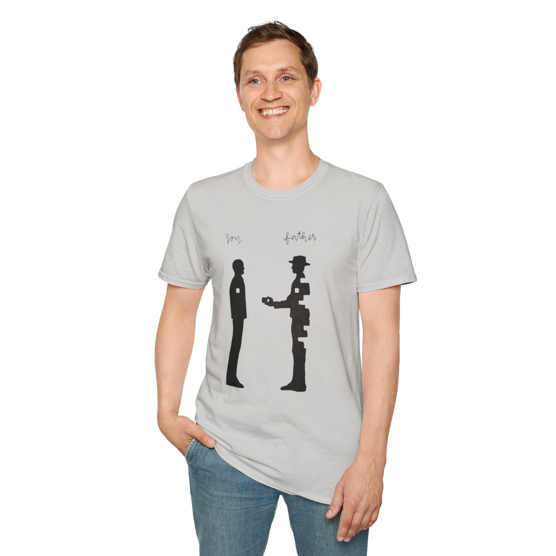 Father and Son Connection TShirt Family Gift Dad Shirt Unisex Tee Meaningful Apparel Fathers Day Family Bonding - Metamorphosis Creations
