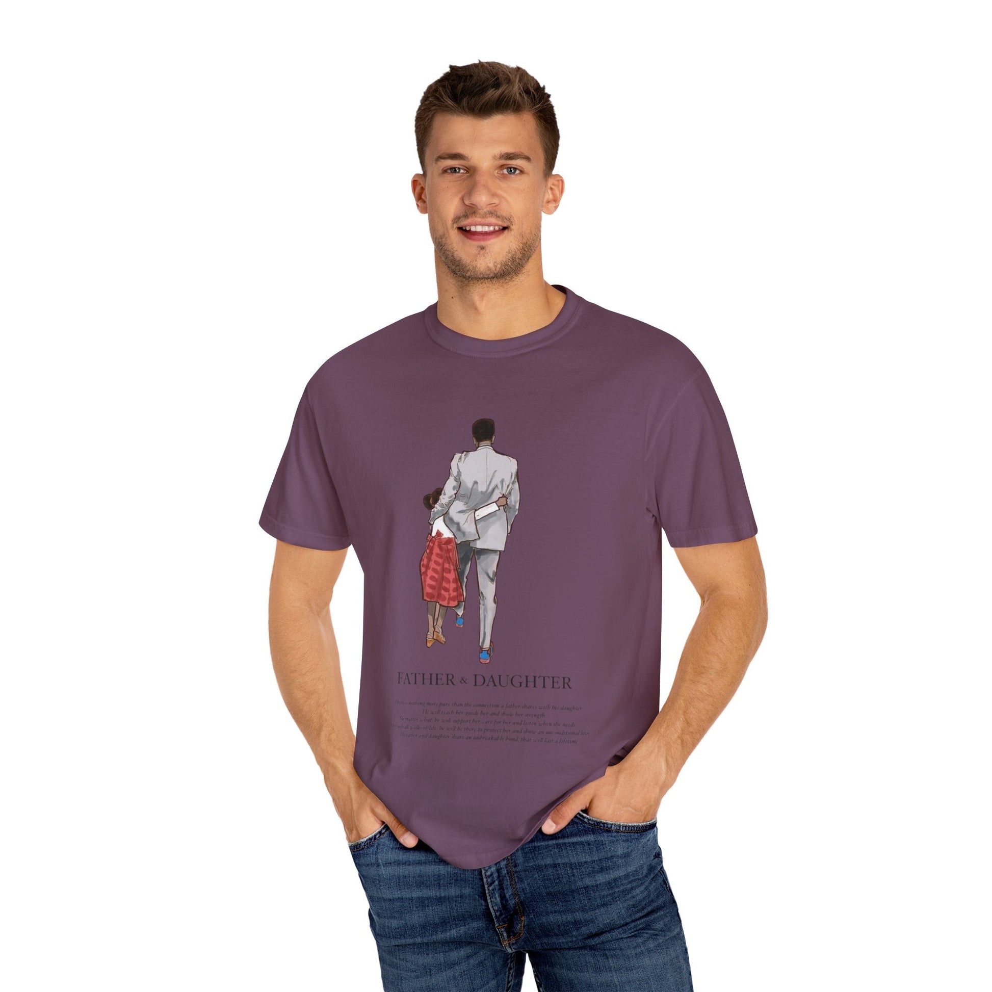 Father & Daughter Unisex T-Shirt, Heartwarming Gift for Dad, Perfect for Father's Day, Family Bonding, Casual Wear - Metamorphosis Creations