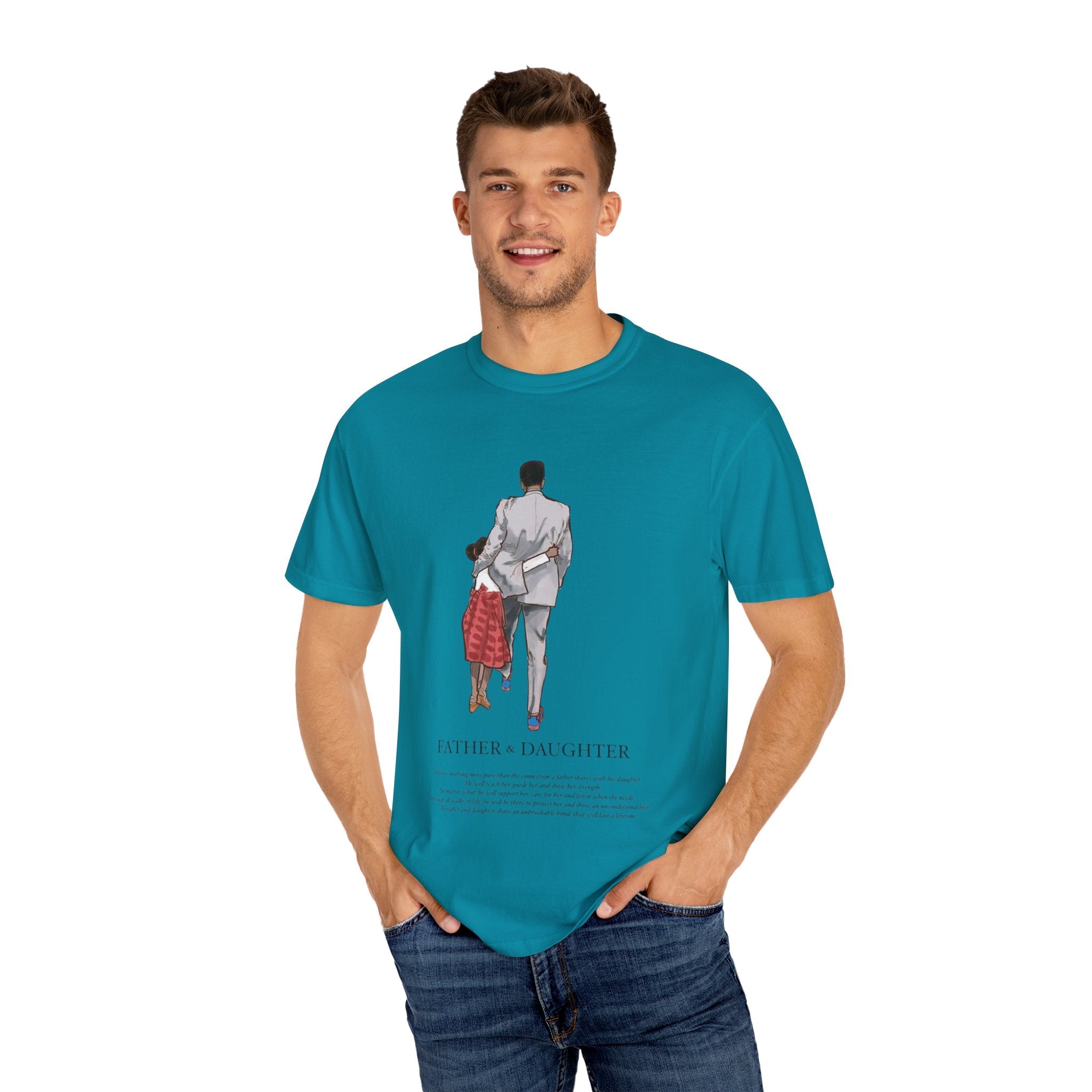 Father & Daughter Unisex T-Shirt, Heartwarming Gift for Dad, Perfect for Father's Day, Family Bonding, Casual Wear - Metamorphosis Creations