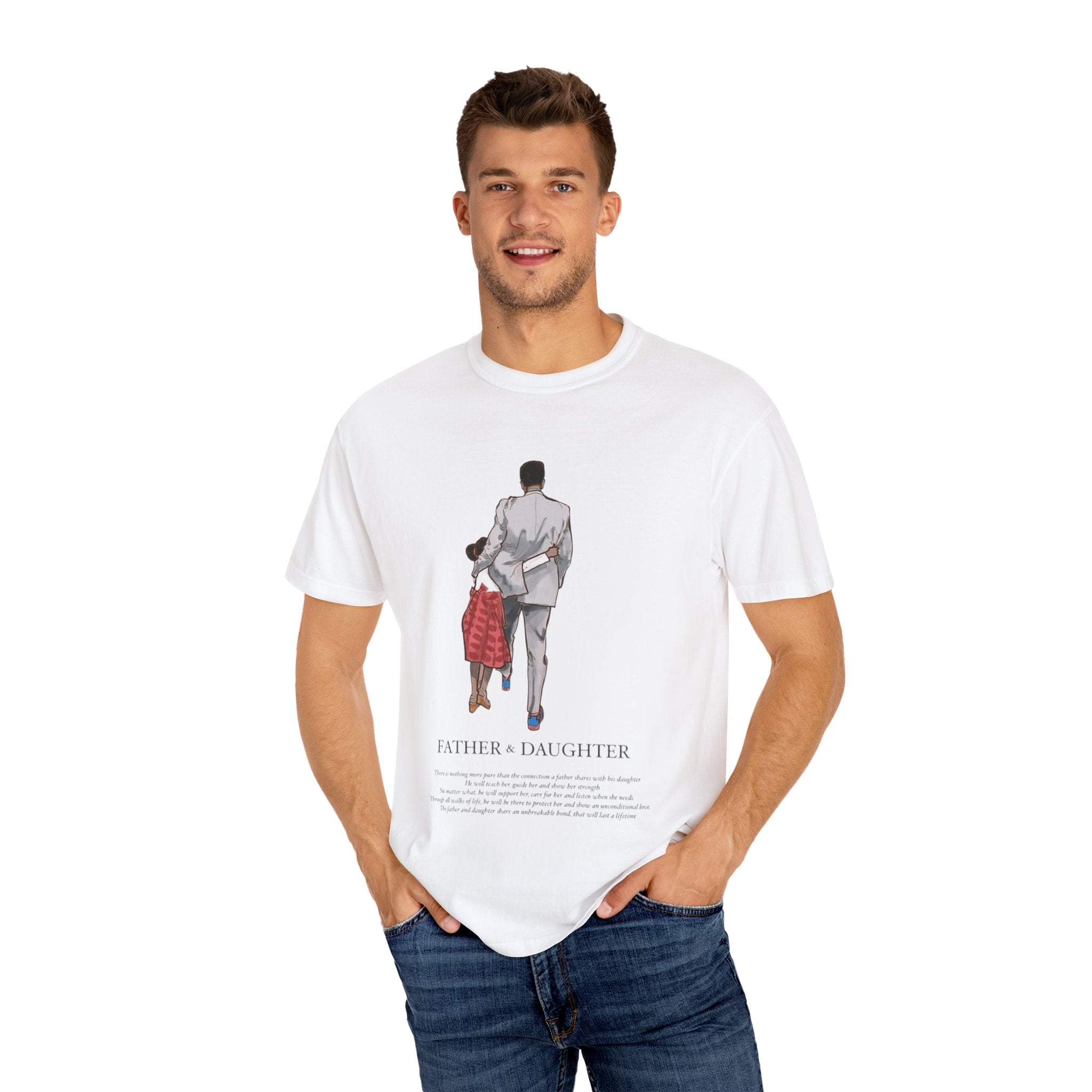 Father & Daughter Unisex T-Shirt, Heartwarming Gift for Dad, Perfect for Father's Day, Family Bonding, Casual Wear - Metamorphosis Creations