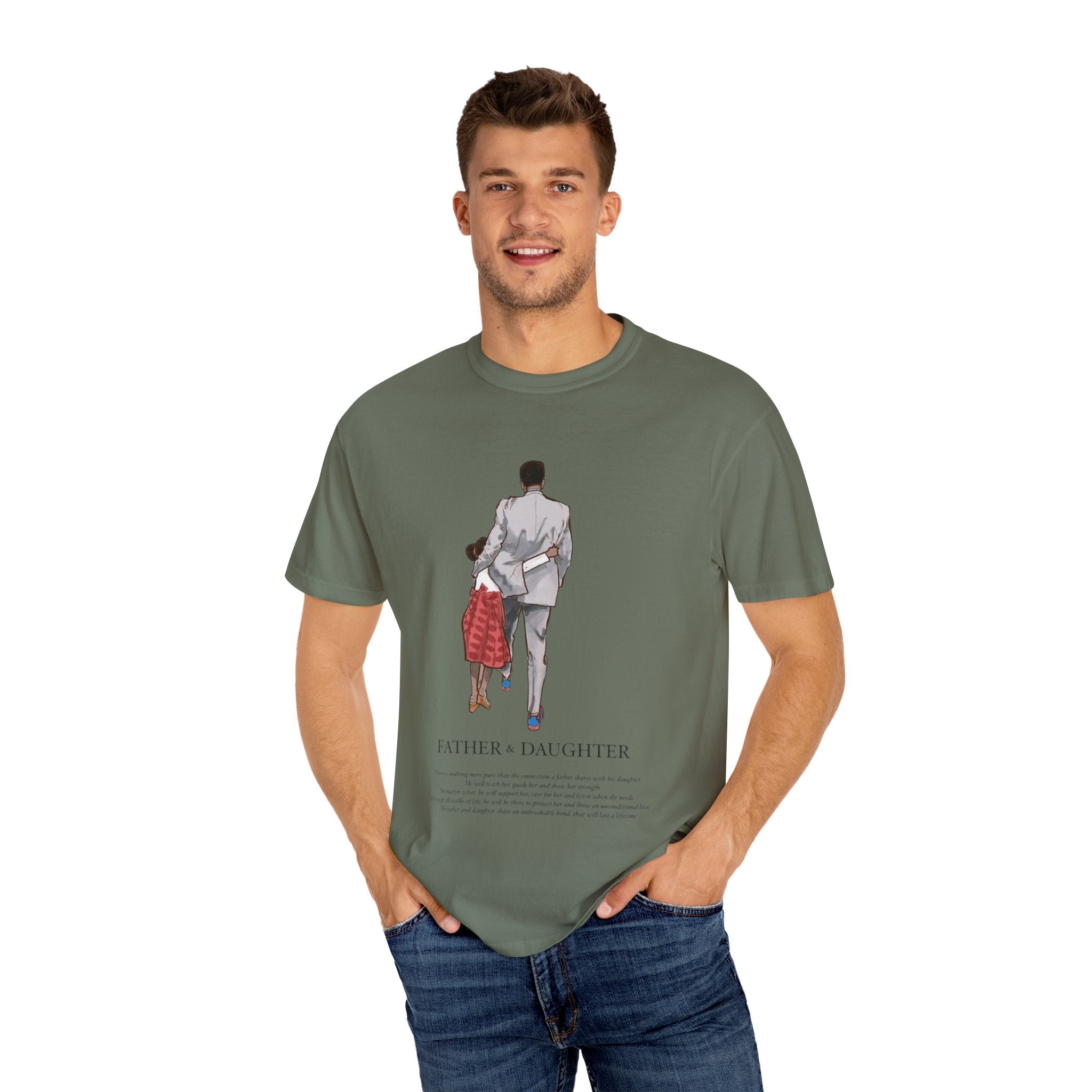 Father & Daughter Unisex T-Shirt, Heartwarming Gift for Dad, Perfect for Father's Day, Family Bonding, Casual Wear - Metamorphosis Creations