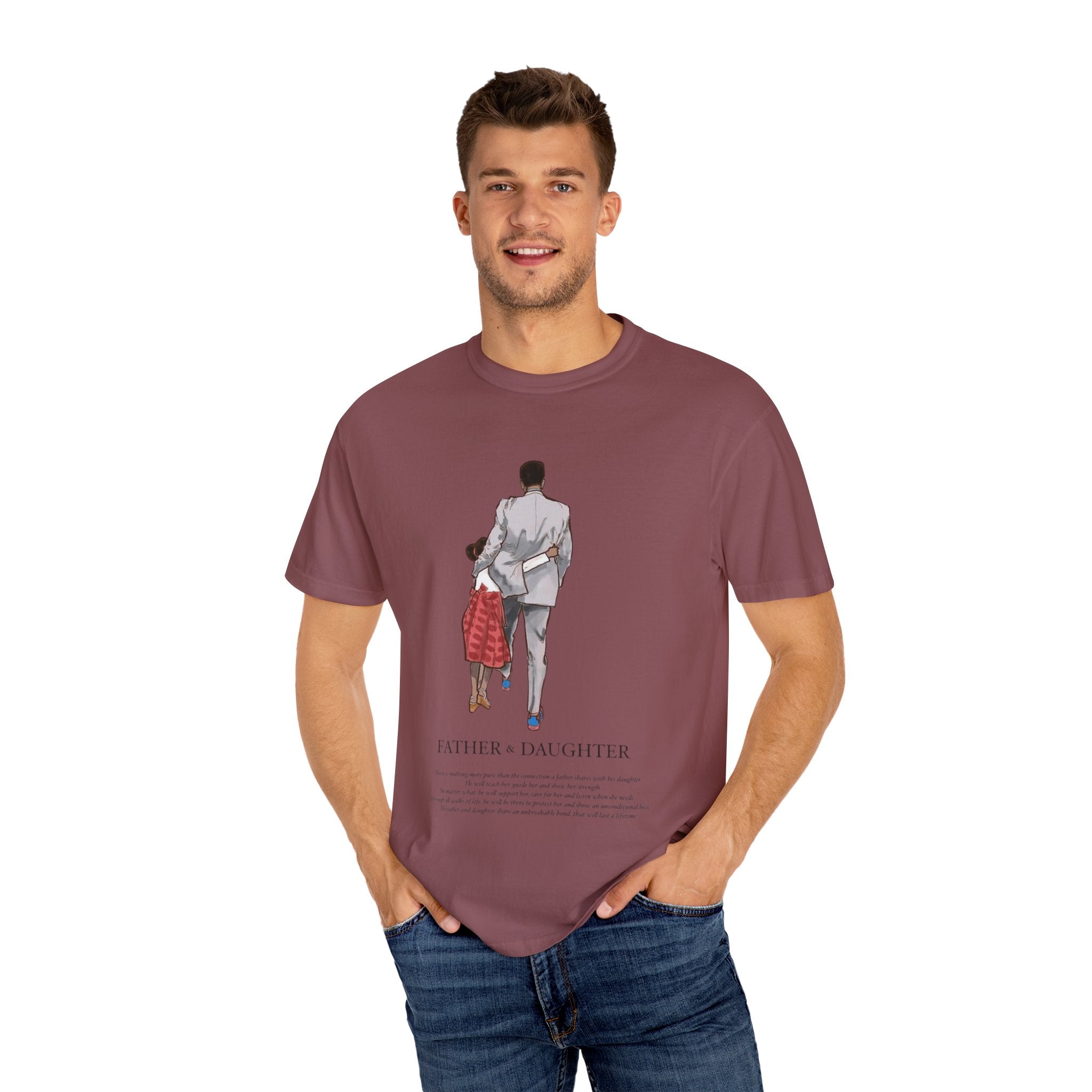 Father & Daughter Unisex T-Shirt, Heartwarming Gift for Dad, Perfect for Father's Day, Family Bonding, Casual Wear - Metamorphosis Creations