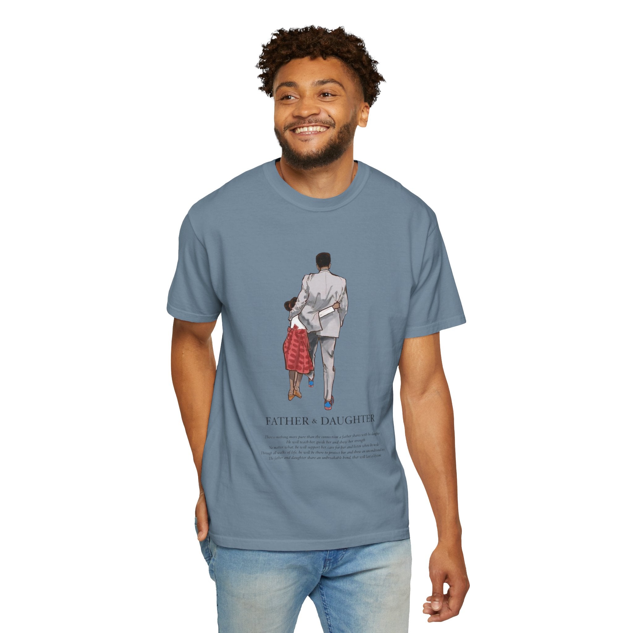 Father & Daughter Unisex T-Shirt, Heartwarming Gift for Dad, Perfect for Father's Day, Family Bonding, Casual Wear - Metamorphosis Creations