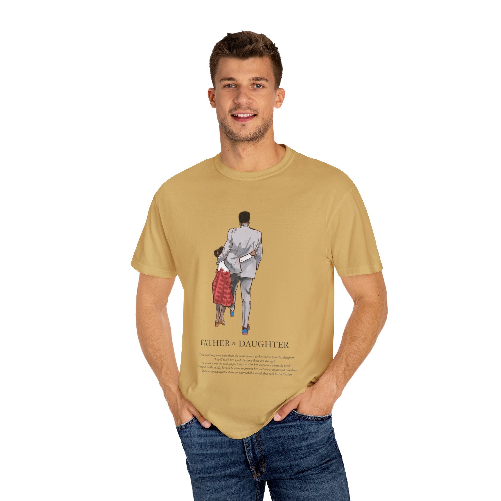 Father & Daughter Unisex T-Shirt, Heartwarming Gift for Dad, Perfect for Father's Day, Family Bonding, Casual Wear - Metamorphosis Creations