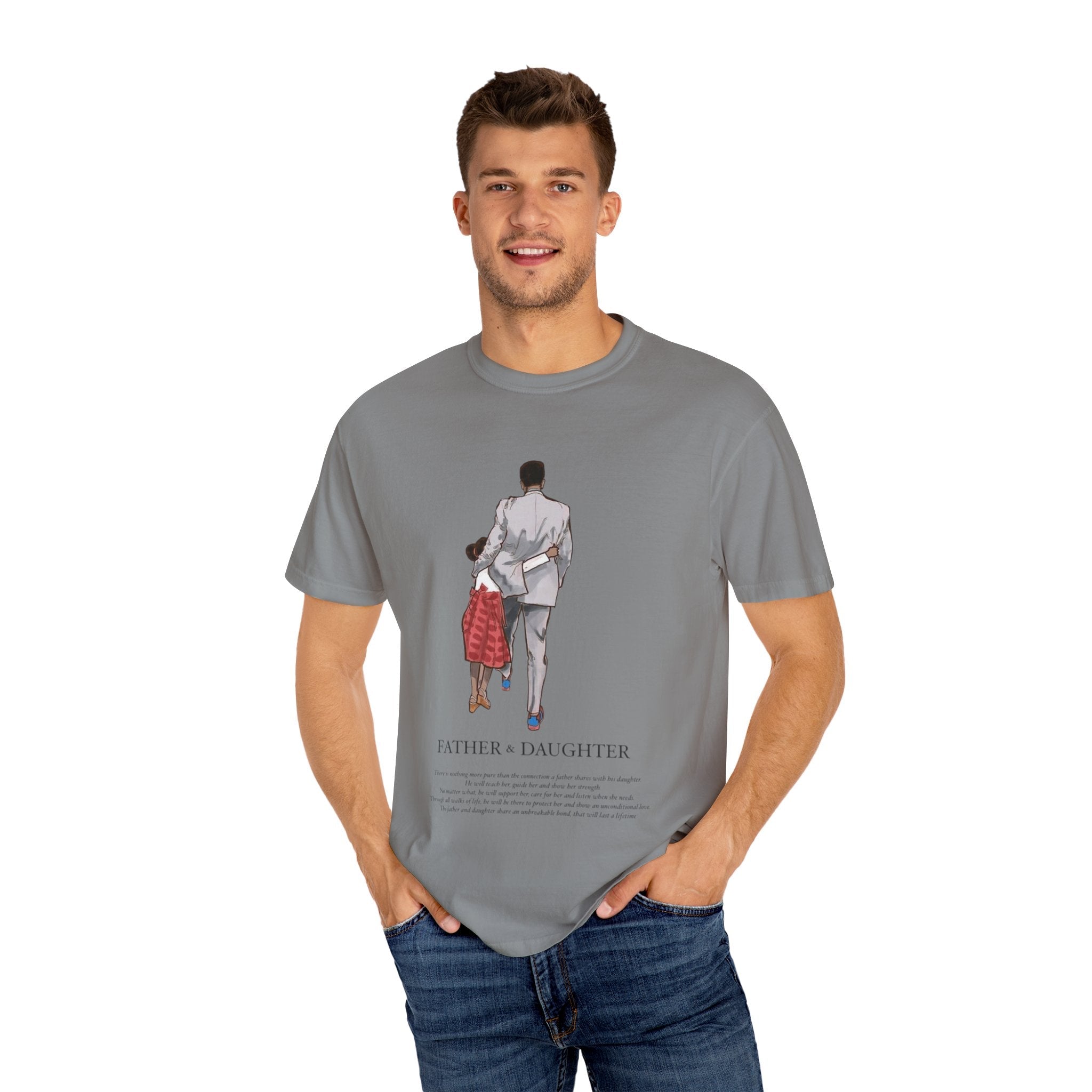 Father & Daughter Unisex T-Shirt, Heartwarming Gift for Dad, Perfect for Father's Day, Family Bonding, Casual Wear - Metamorphosis Creations