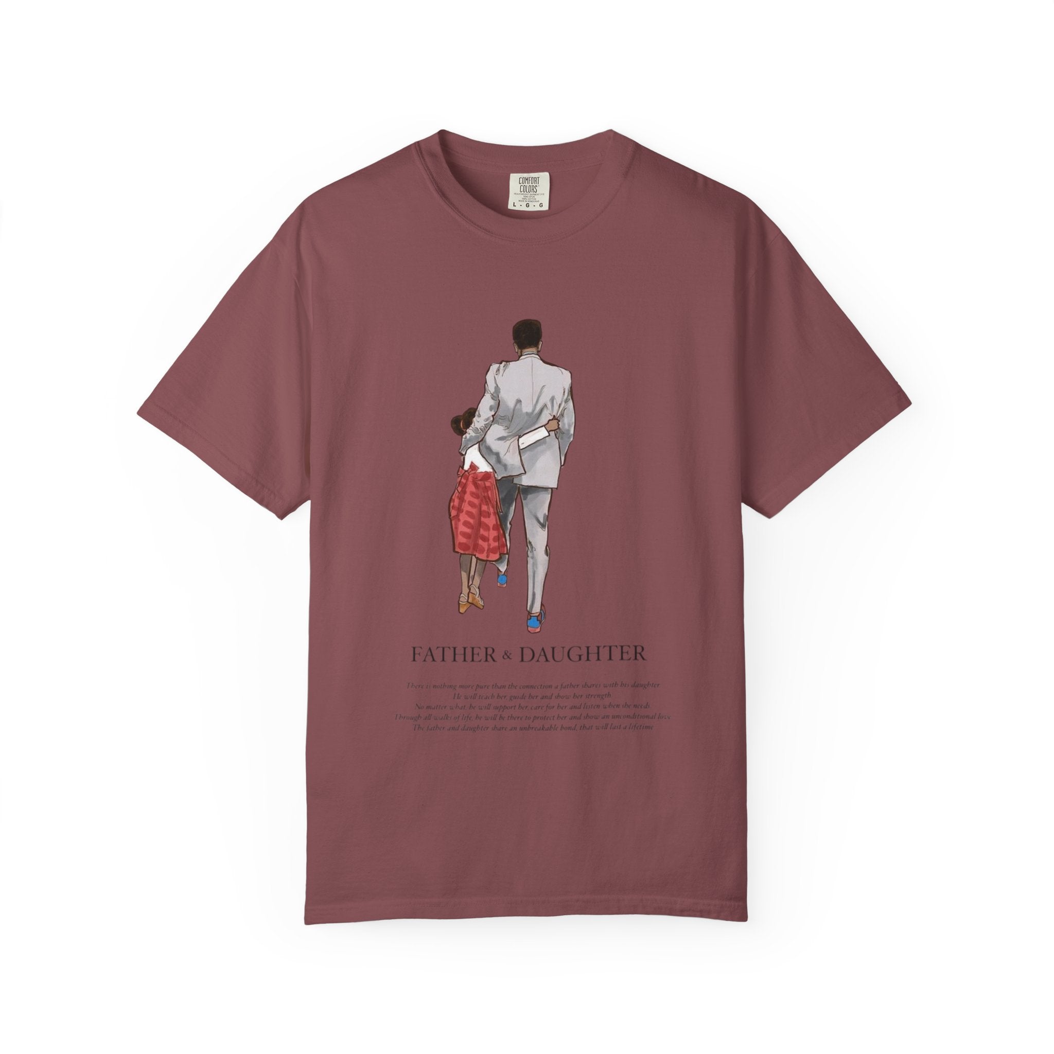 Father & Daughter Unisex T-Shirt, Heartwarming Gift for Dad, Perfect for Father's Day, Family Bonding, Casual Wear - Metamorphosis Creations