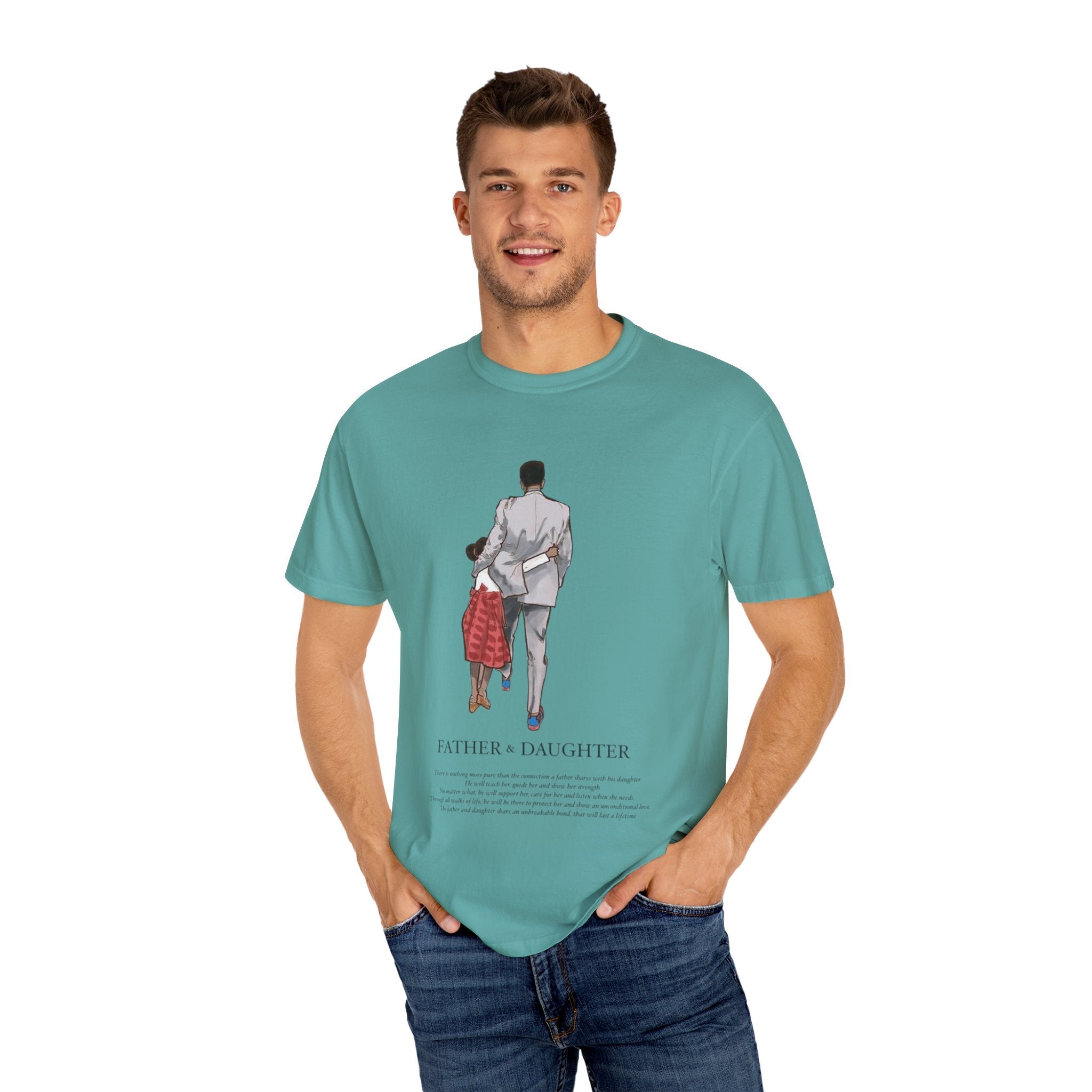 Father & Daughter Unisex T-Shirt, Heartwarming Gift for Dad, Perfect for Father's Day, Family Bonding, Casual Wear - Metamorphosis Creations