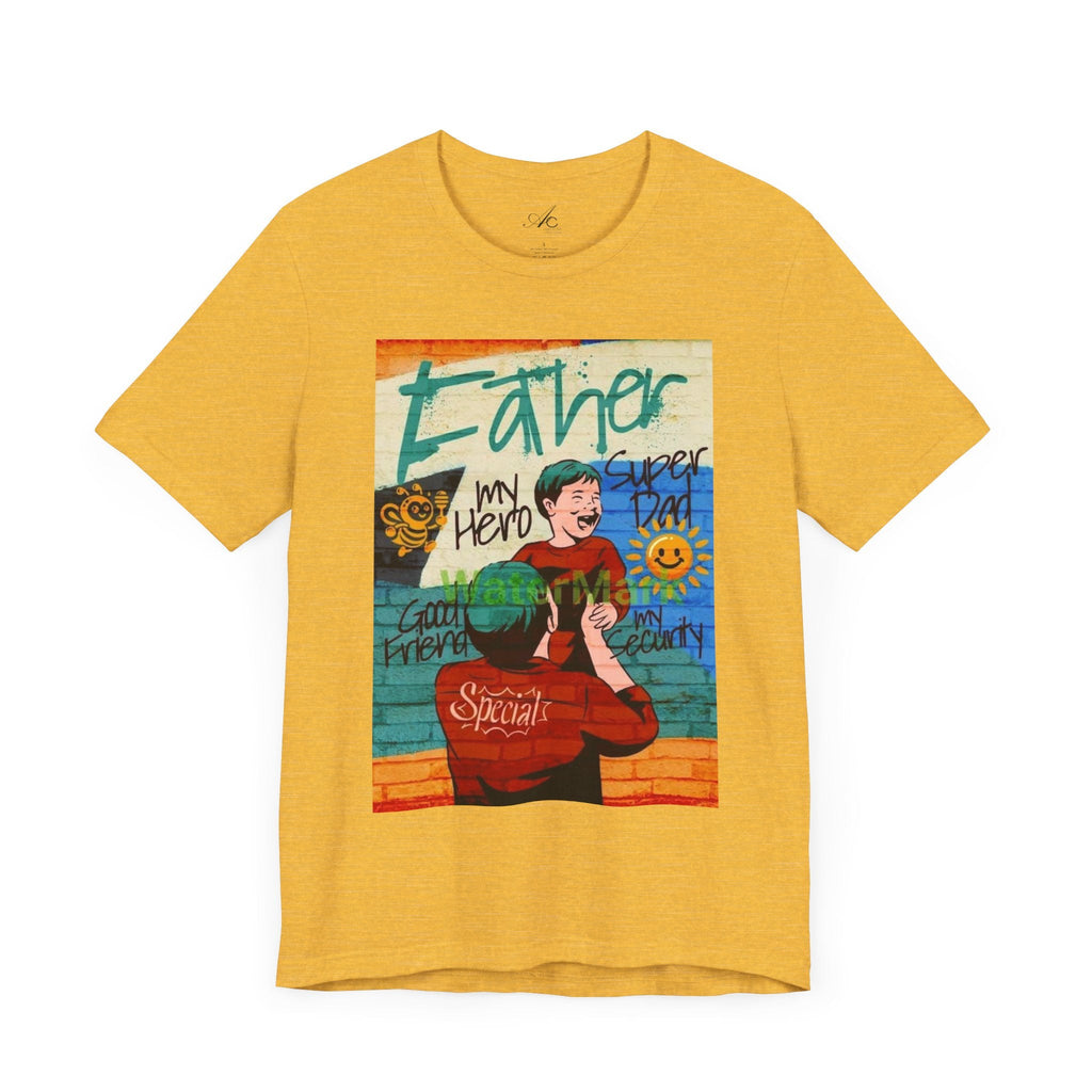 Fathers Day Hero Tee, Unisex TShirt, Gift for Dad, Super Dad Shirt, Fathers Day Present, Casual Style - Metamorphosis Creations
