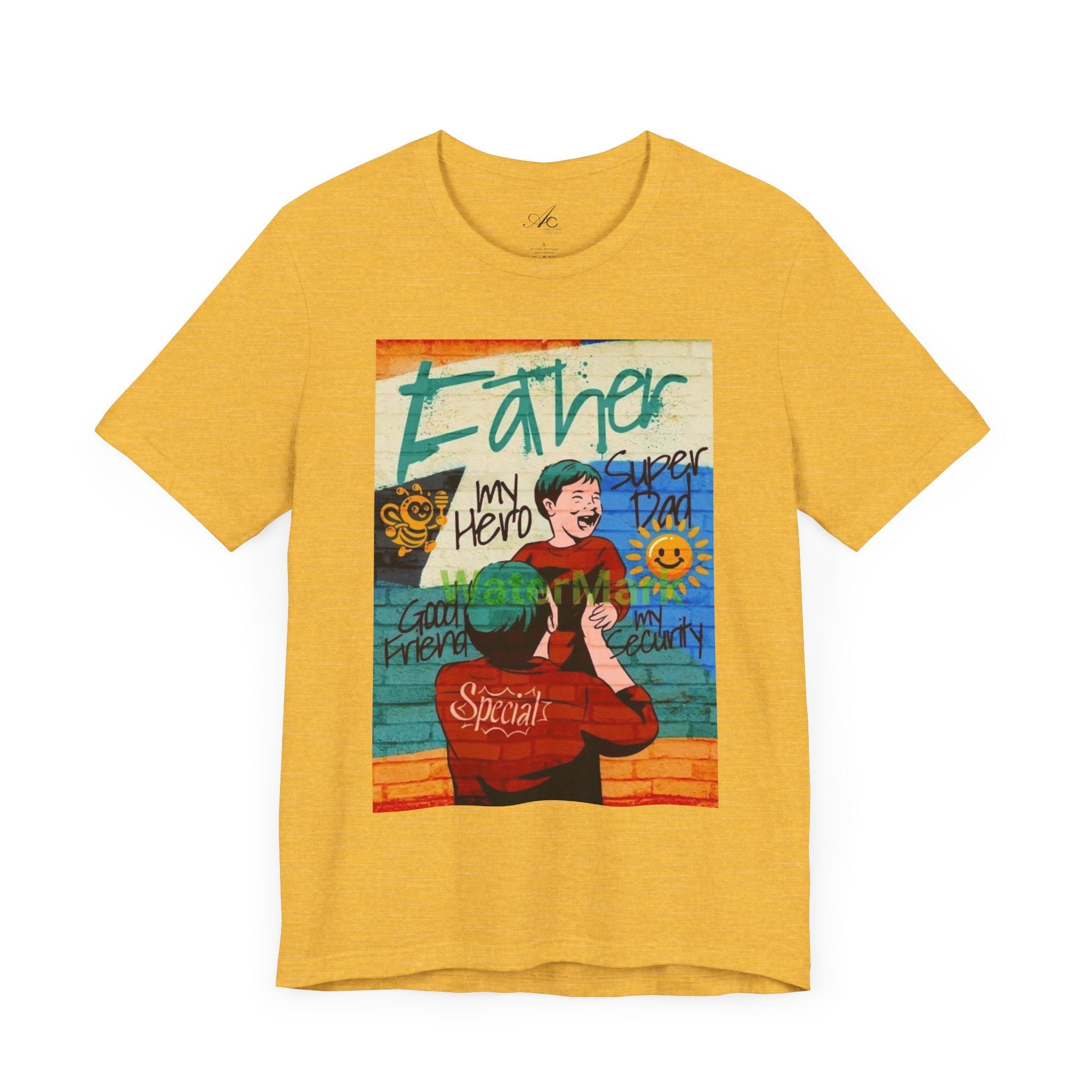 Fathers Day Hero Tee, Unisex TShirt, Gift for Dad, Super Dad Shirt, Fathers Day Present, Casual Style - Metamorphosis Creations