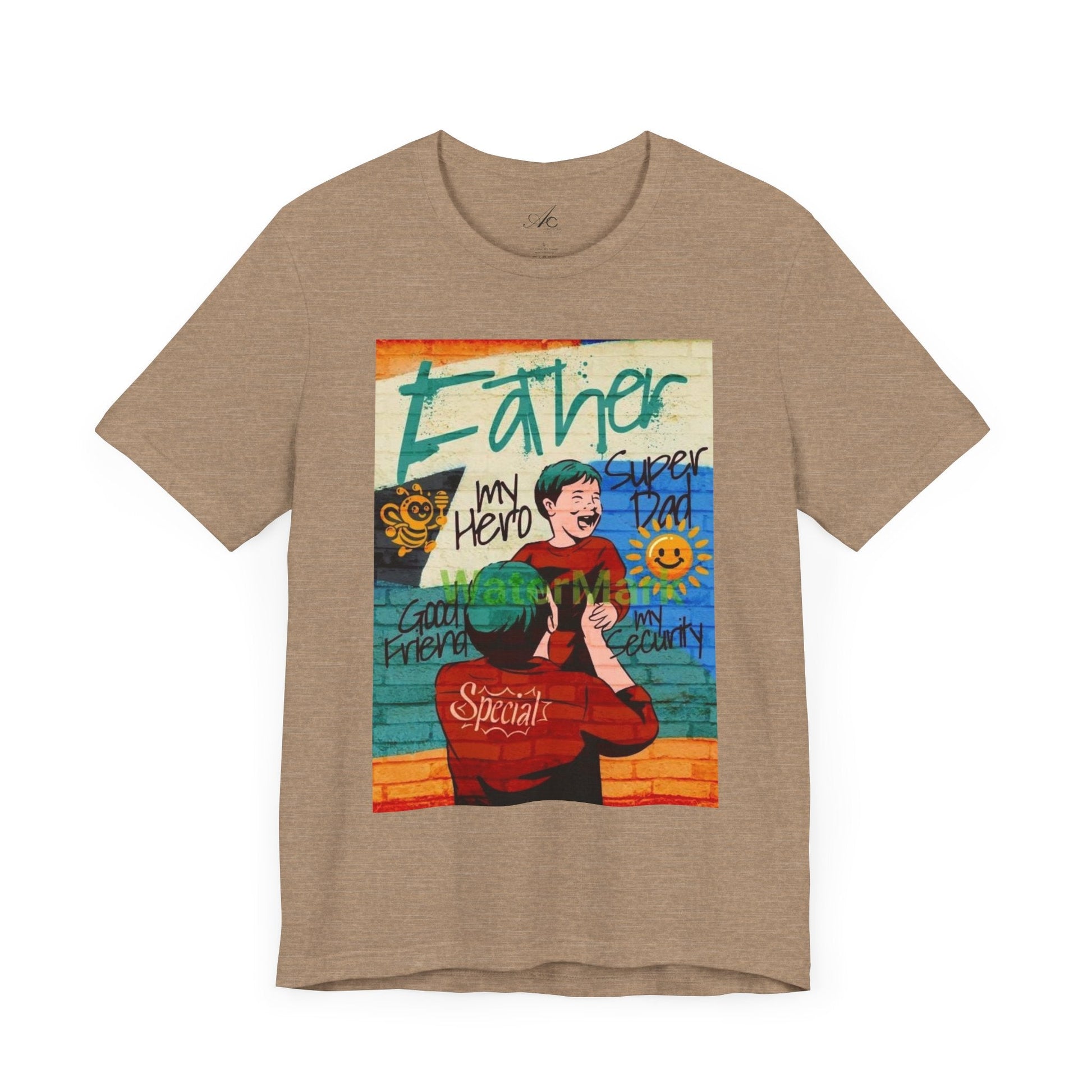 Fathers Day Hero Tee, Unisex TShirt, Gift for Dad, Super Dad Shirt, Fathers Day Present, Casual Style - Metamorphosis Creations