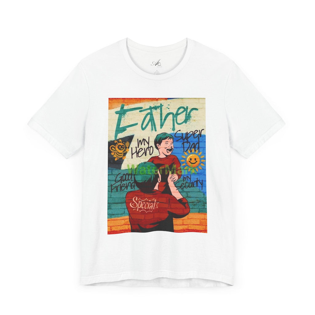 Fathers Day Hero Tee, Unisex TShirt, Gift for Dad, Super Dad Shirt, Fathers Day Present, Casual Style - Metamorphosis Creations