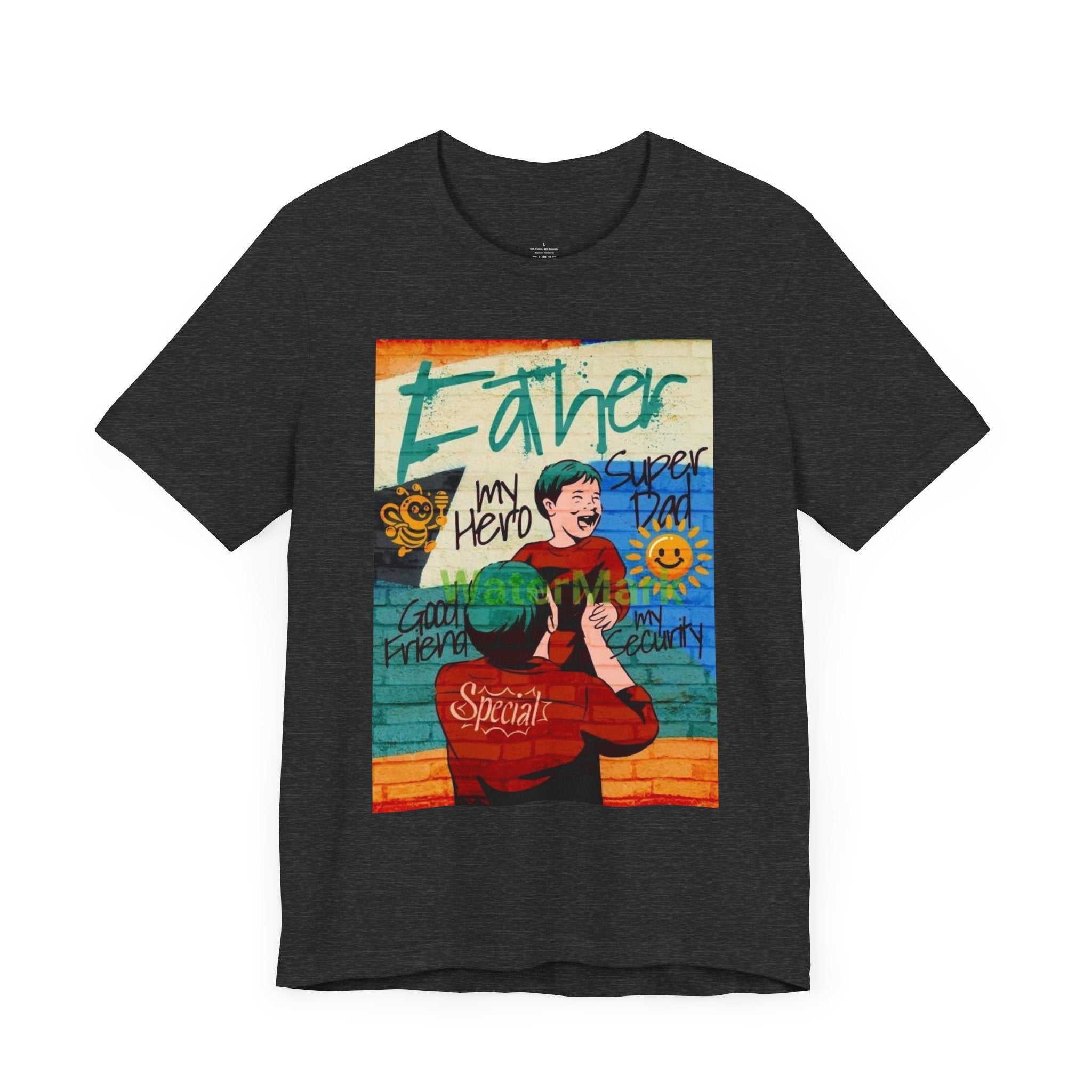 Fathers Day Hero Tee, Unisex TShirt, Gift for Dad, Super Dad Shirt, Fathers Day Present, Casual Style - Metamorphosis Creations