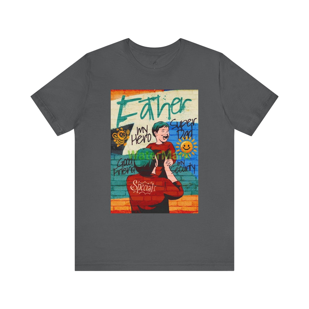 Fathers Day Hero Tee, Unisex TShirt, Gift for Dad, Super Dad Shirt, Fathers Day Present, Casual Style - Metamorphosis Creations