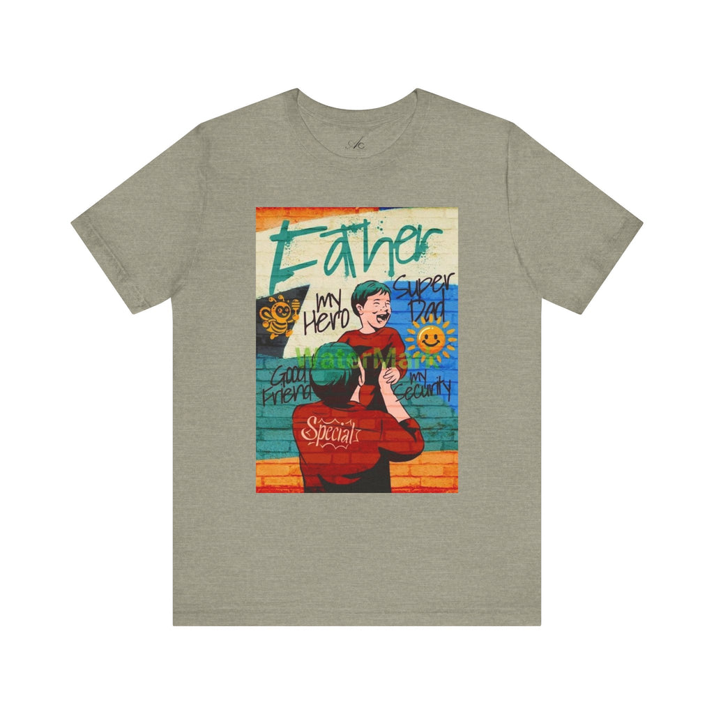 Fathers Day Hero Tee, Unisex TShirt, Gift for Dad, Super Dad Shirt, Fathers Day Present, Casual Style - Metamorphosis Creations