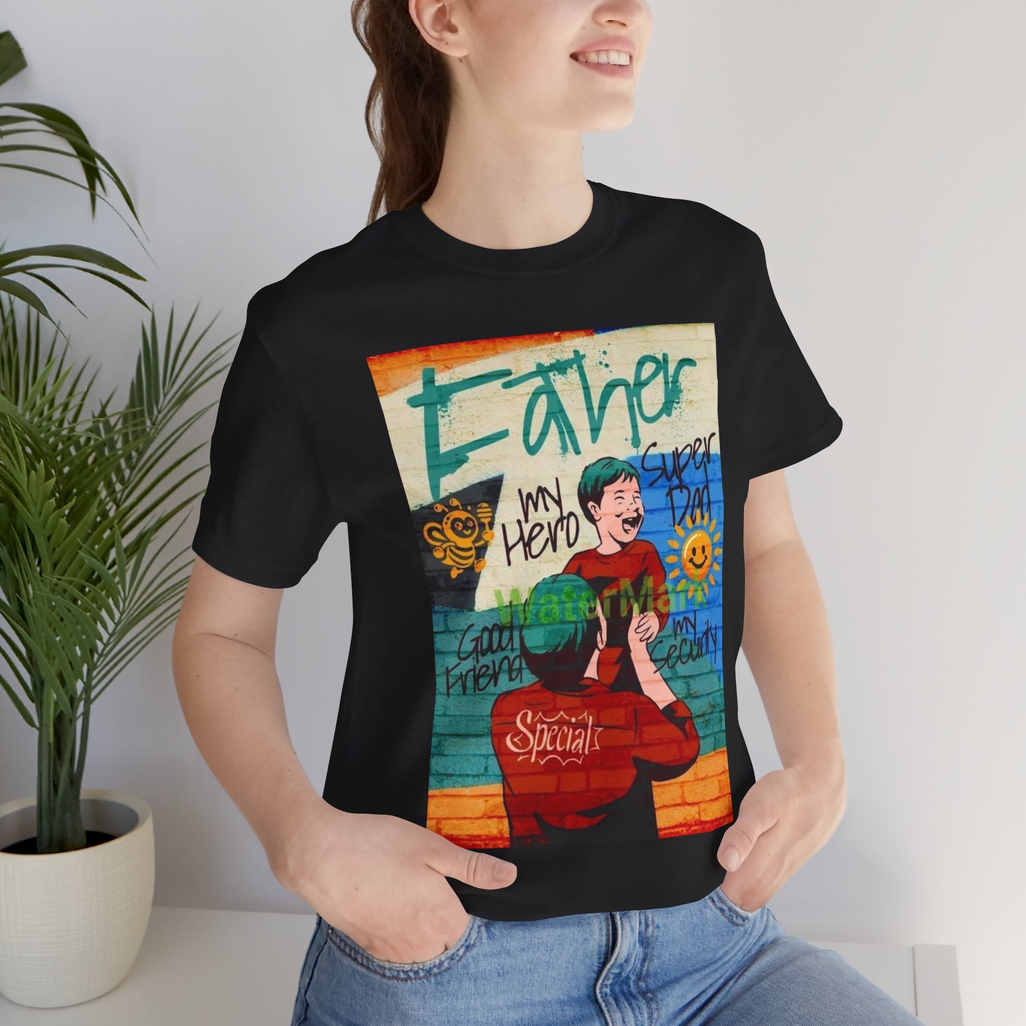 Fathers Day Hero Tee, Unisex TShirt, Gift for Dad, Super Dad Shirt, Fathers Day Present, Casual Style - Metamorphosis Creations
