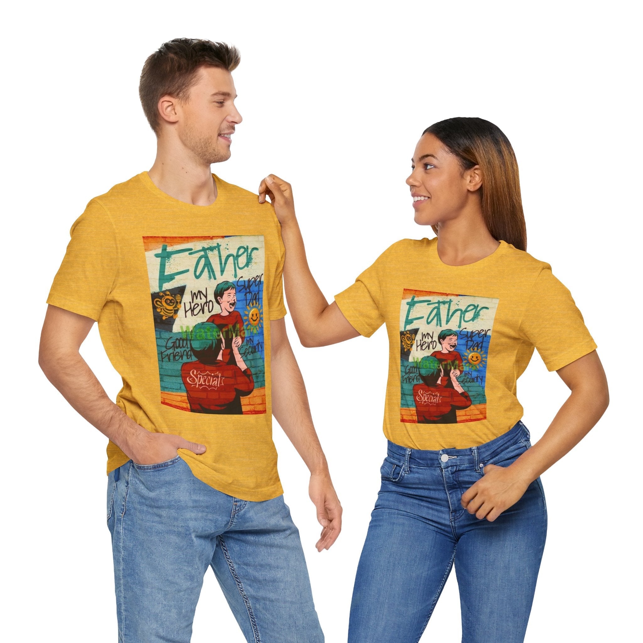 Fathers Day Hero Tee, Unisex TShirt, Gift for Dad, Super Dad Shirt, Fathers Day Present, Casual Style - Metamorphosis Creations