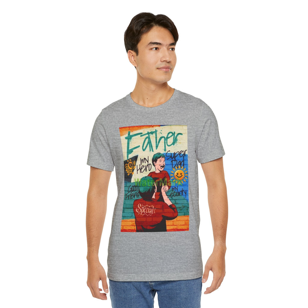 Fathers Day Hero Tee, Unisex TShirt, Gift for Dad, Super Dad Shirt, Fathers Day Present, Casual Style - Metamorphosis Creations