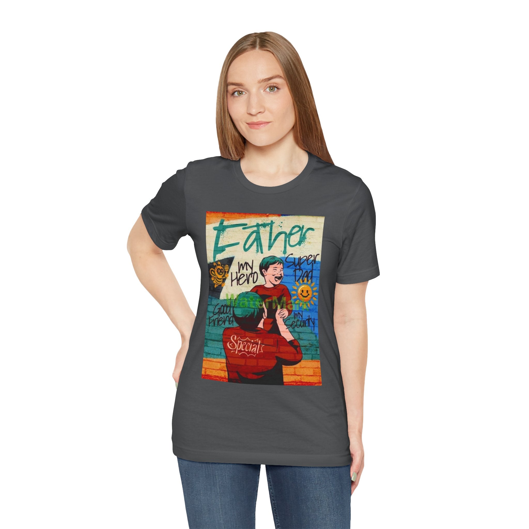 Fathers Day Hero Tee, Unisex TShirt, Gift for Dad, Super Dad Shirt, Fathers Day Present, Casual Style - Metamorphosis Creations