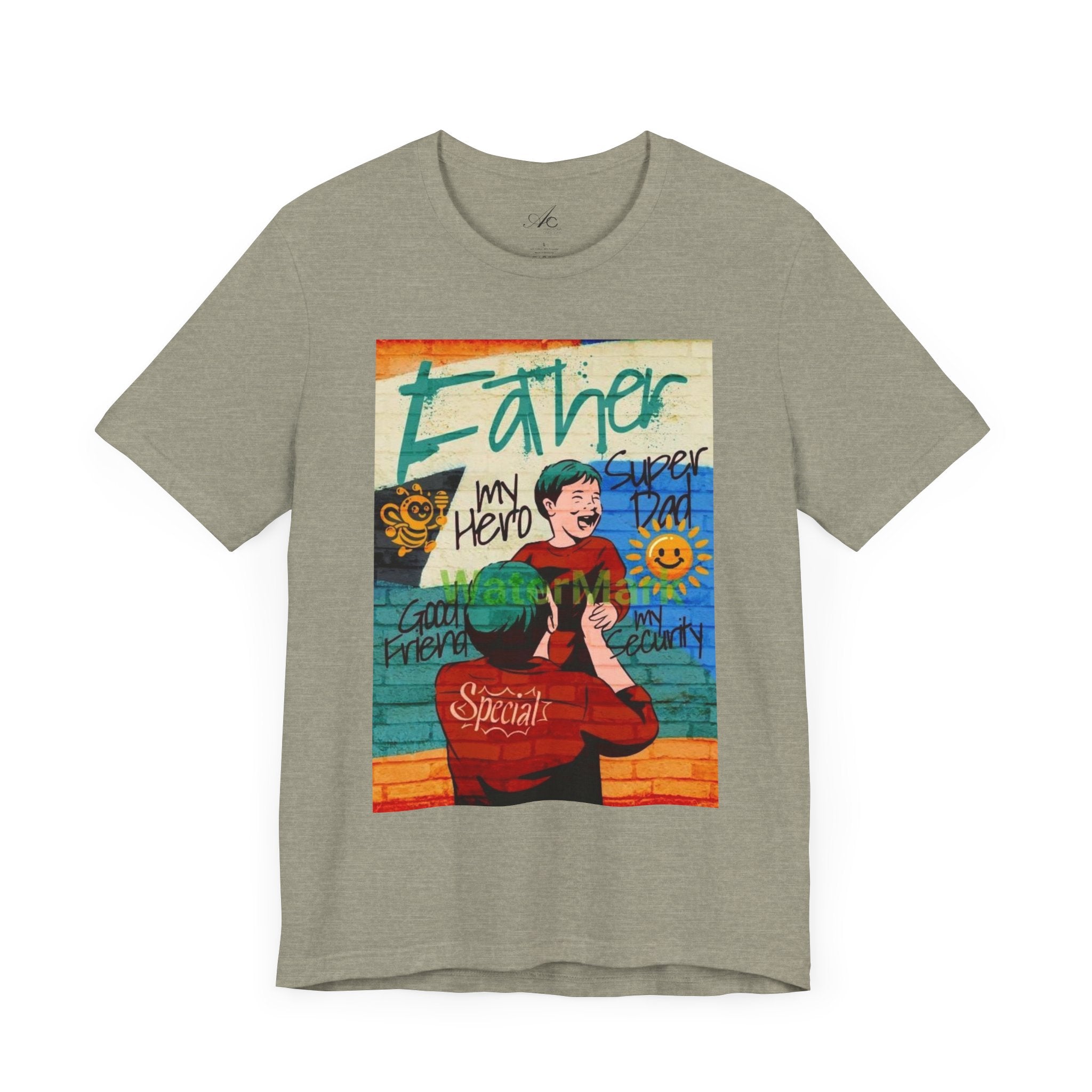 Fathers Day Hero Tee, Unisex TShirt, Gift for Dad, Super Dad Shirt, Fathers Day Present, Casual Style - Metamorphosis Creations