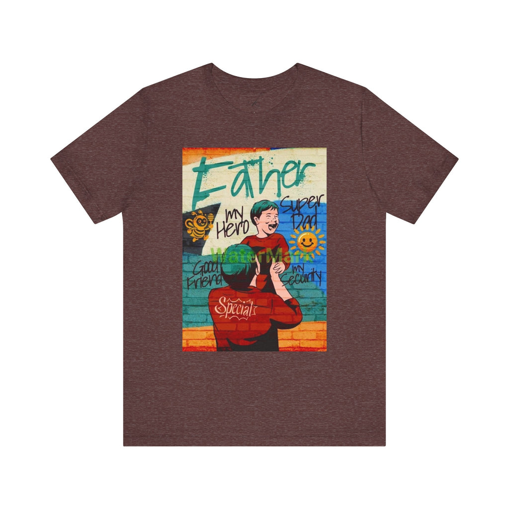 Fathers Day Hero Tee, Unisex TShirt, Gift for Dad, Super Dad Shirt, Fathers Day Present, Casual Style - Metamorphosis Creations