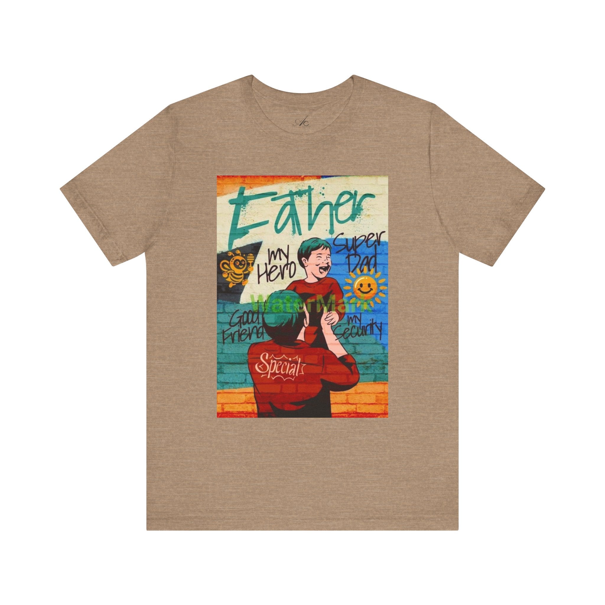 Fathers Day Hero Tee, Unisex TShirt, Gift for Dad, Super Dad Shirt, Fathers Day Present, Casual Style - Metamorphosis Creations