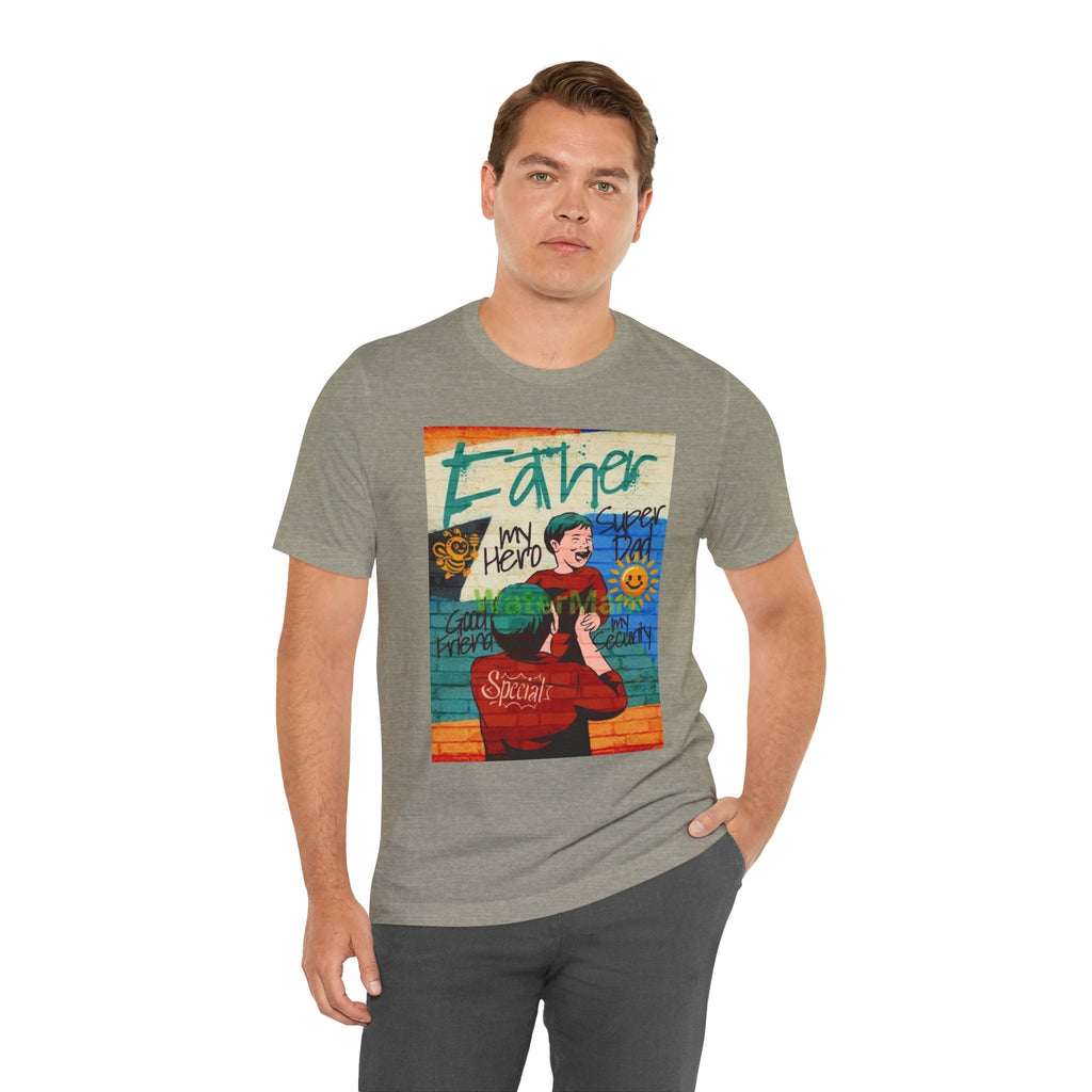 Fathers Day Hero Tee, Unisex TShirt, Gift for Dad, Super Dad Shirt, Fathers Day Present, Casual Style - Metamorphosis Creations