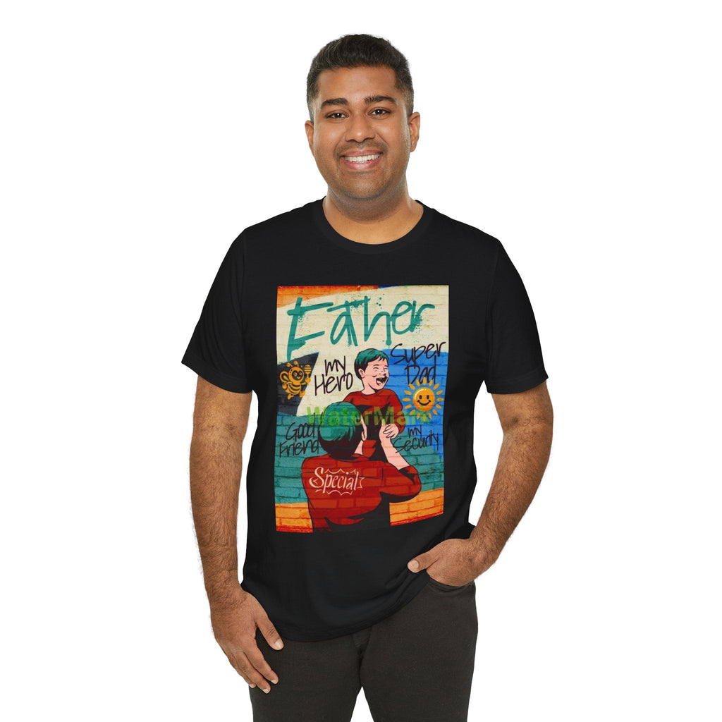 Fathers Day Hero Tee, Unisex TShirt, Gift for Dad, Super Dad Shirt, Fathers Day Present, Casual Style - Metamorphosis Creations