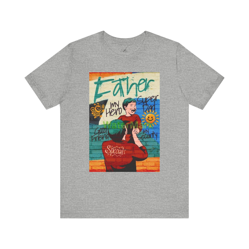 Fathers Day Hero Tee, Unisex TShirt, Gift for Dad, Super Dad Shirt, Fathers Day Present, Casual Style - Metamorphosis Creations