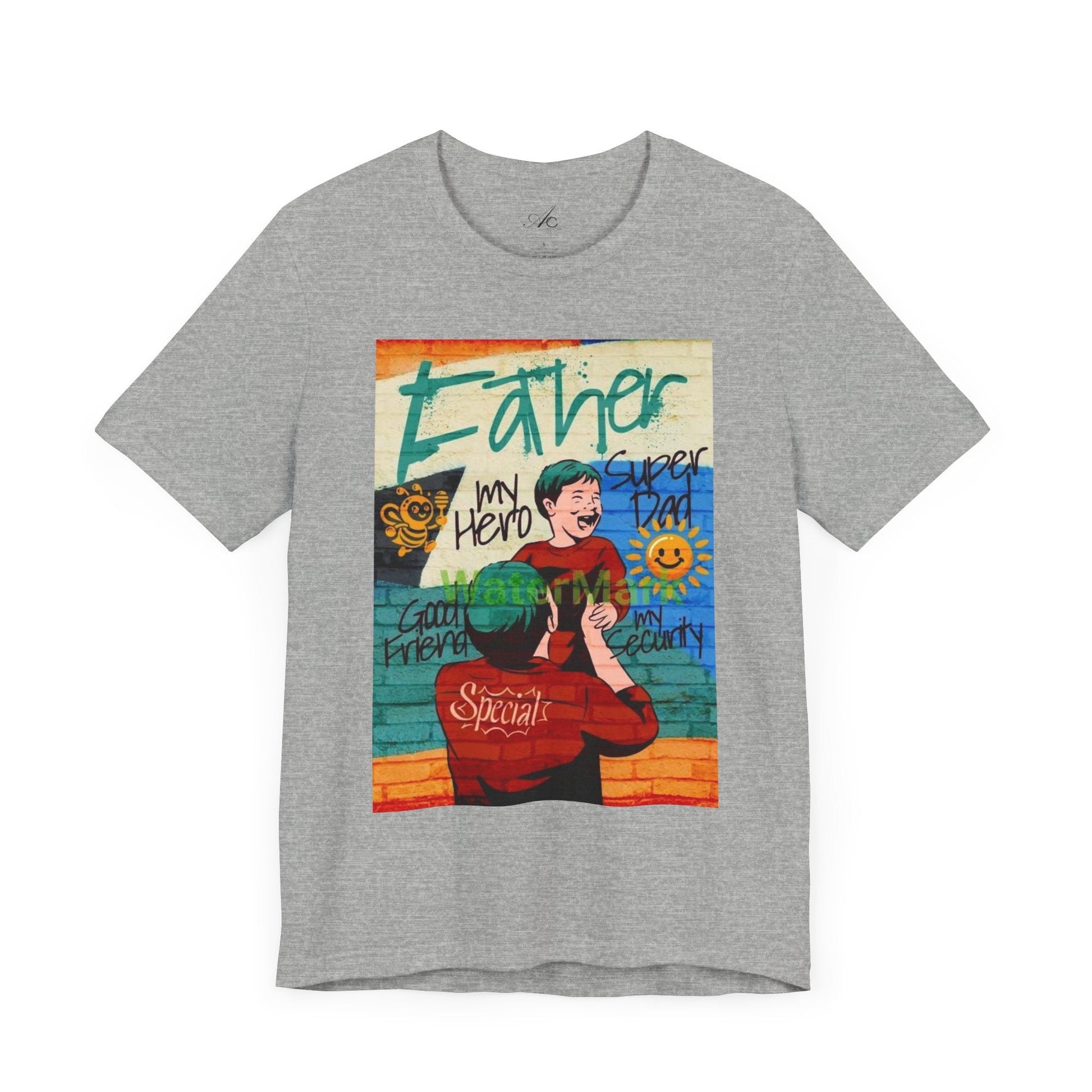 Fathers Day Hero Tee, Unisex TShirt, Gift for Dad, Super Dad Shirt, Fathers Day Present, Casual Style - Metamorphosis Creations