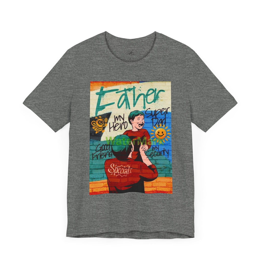 Fathers Day Hero Tee, Unisex TShirt, Gift for Dad, Super Dad Shirt, Fathers Day Present, Casual Style - Metamorphosis Creations